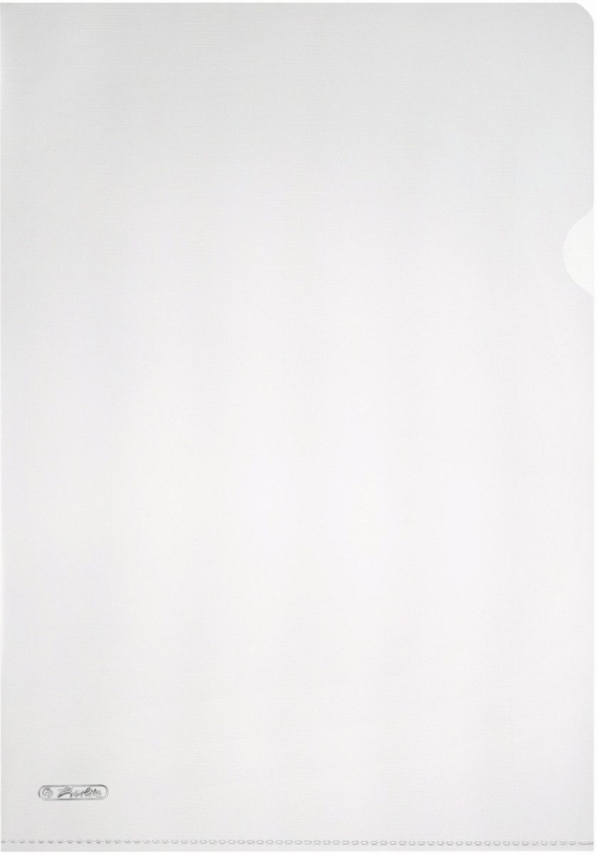 Herlitz Prospekthülle Aktenhülle Pyramide A4 110my PP glänzend VE=10 Stück transparent