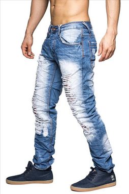 Jeansnet Regular-fit-Jeans Jeans New York H1321 hellblau (1-tlg) 1321 in