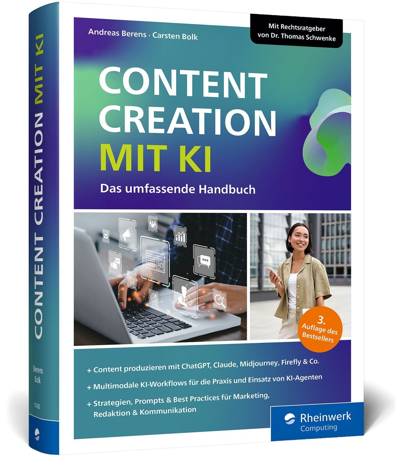 Content Creation mit KI / Andreas Berens, Carsten Bolk