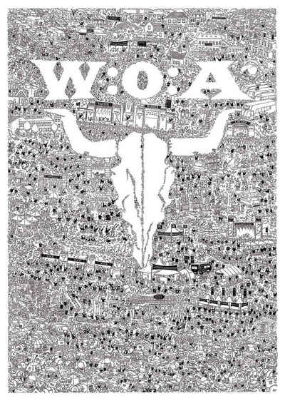 Poster Wacken Wimmelbild