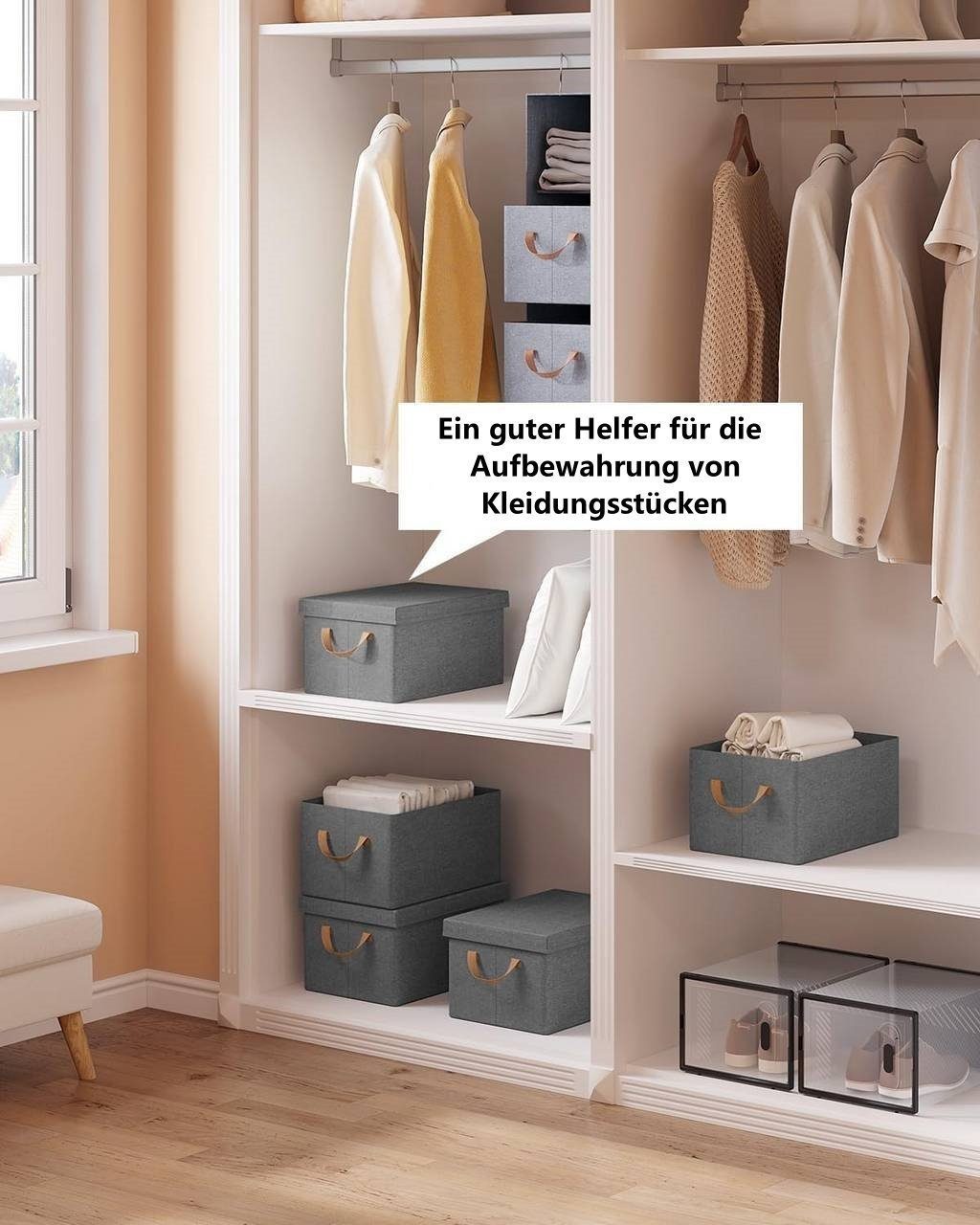 Woltu Aufbewahrungsbox (3 St., Set), mit günstig online kaufen