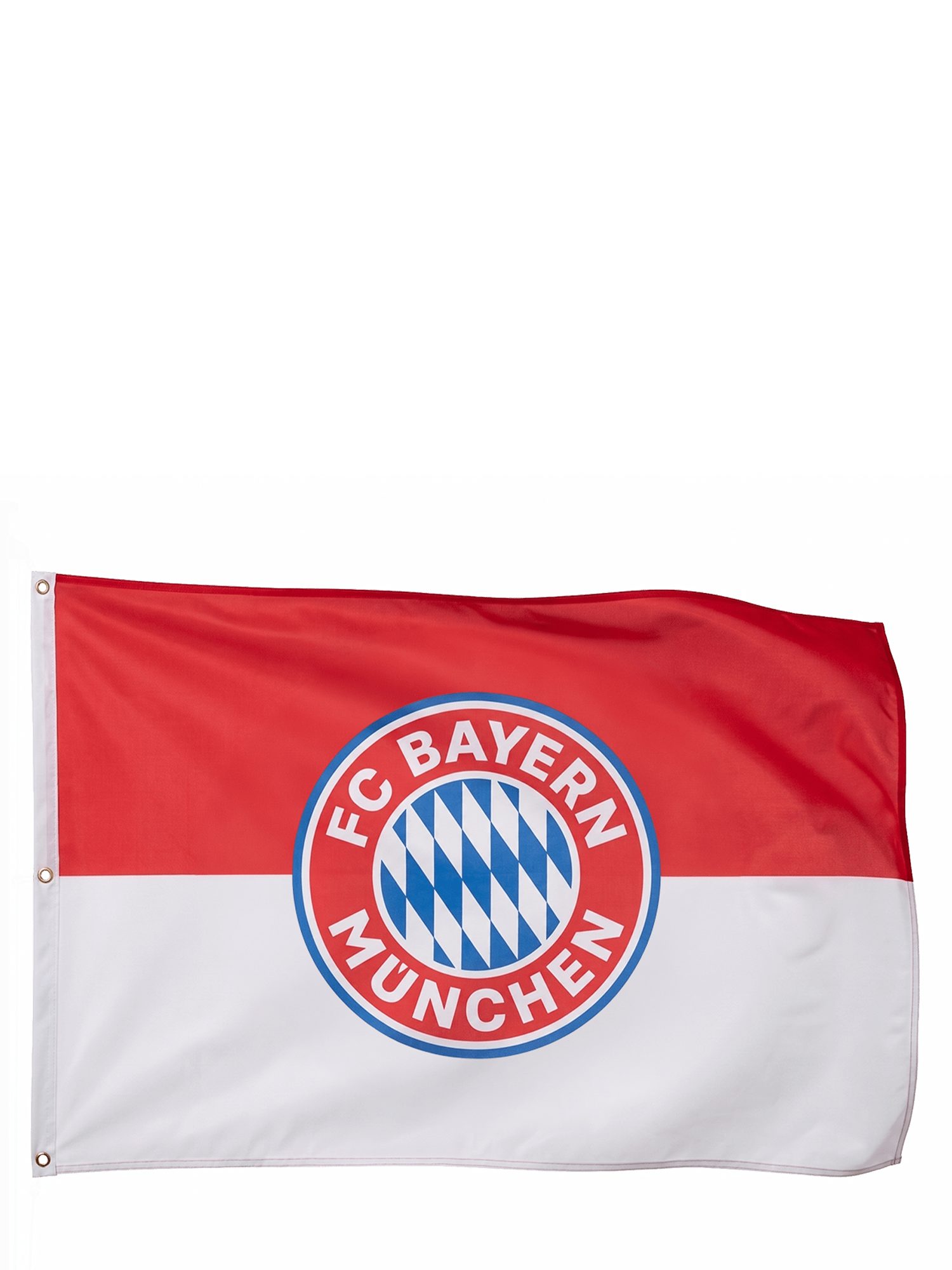 FC Bayern München Fahne FC Bayern München I Hissfahne Logo 180x120 cm I Rot/Weiß