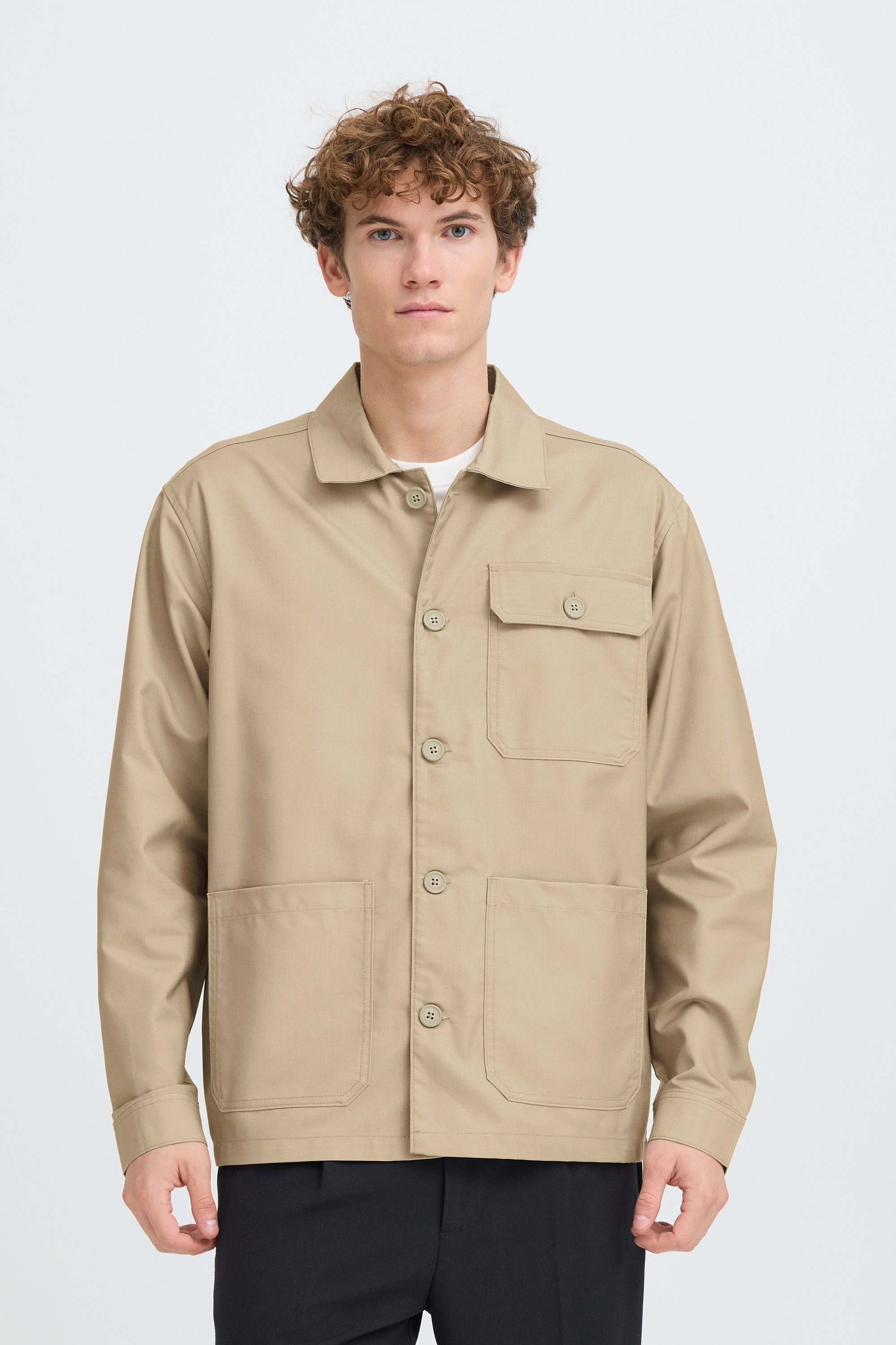 Casual Friday Hemdjacke CFEvans Overshirt Workwear-Hemd Jacke