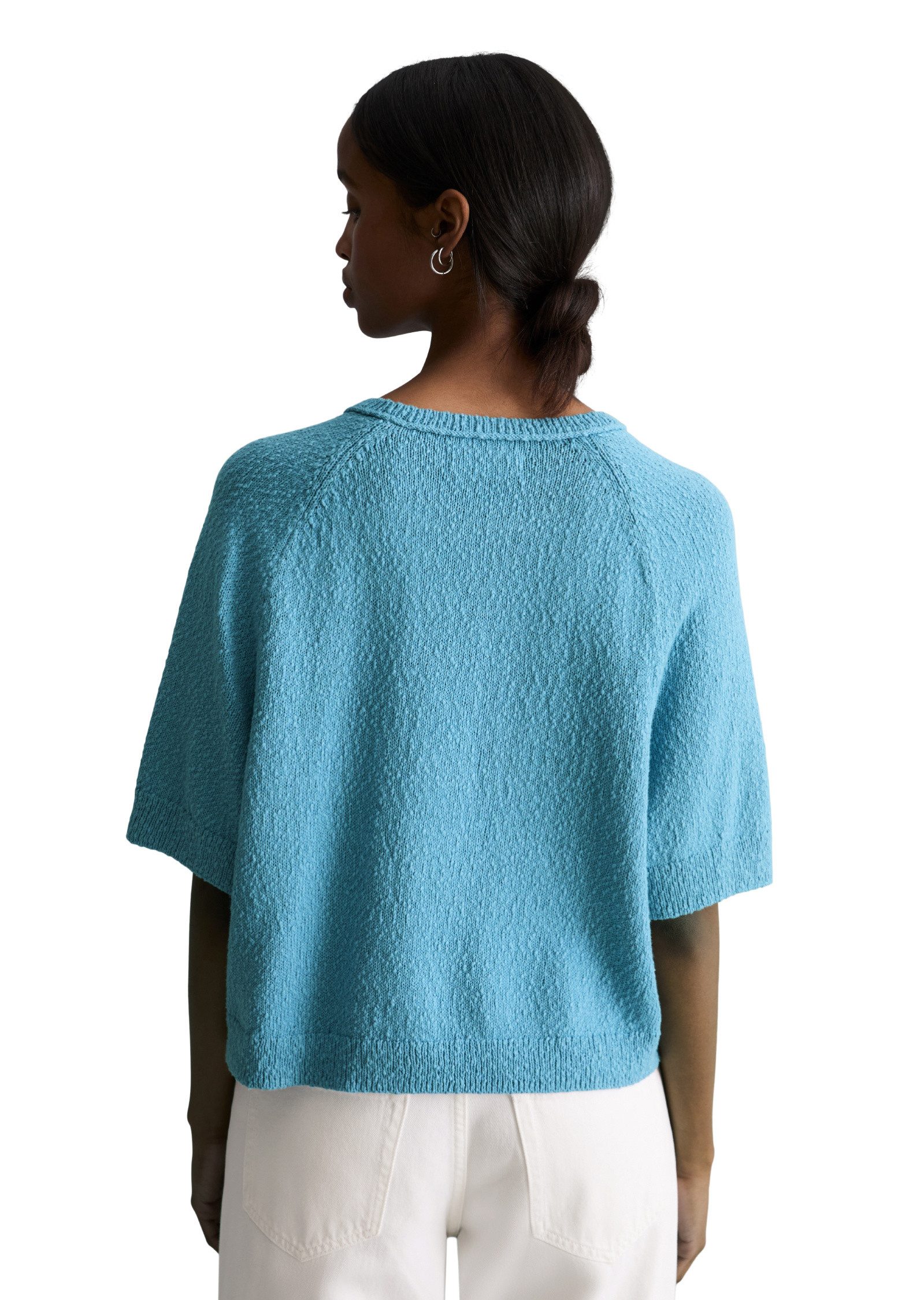 Marc O'Polo DENIM Strickpullover aus Cotton Slub Garn