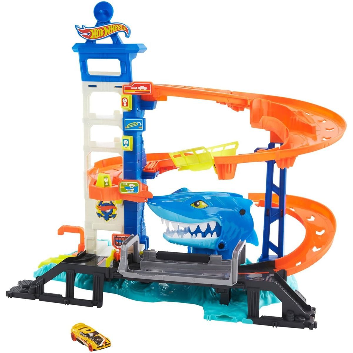 Mattel® Spielzeug-Auto Mattel HMF86 - Hot Wheels - City Shark Escape Spiels günstig online kaufen