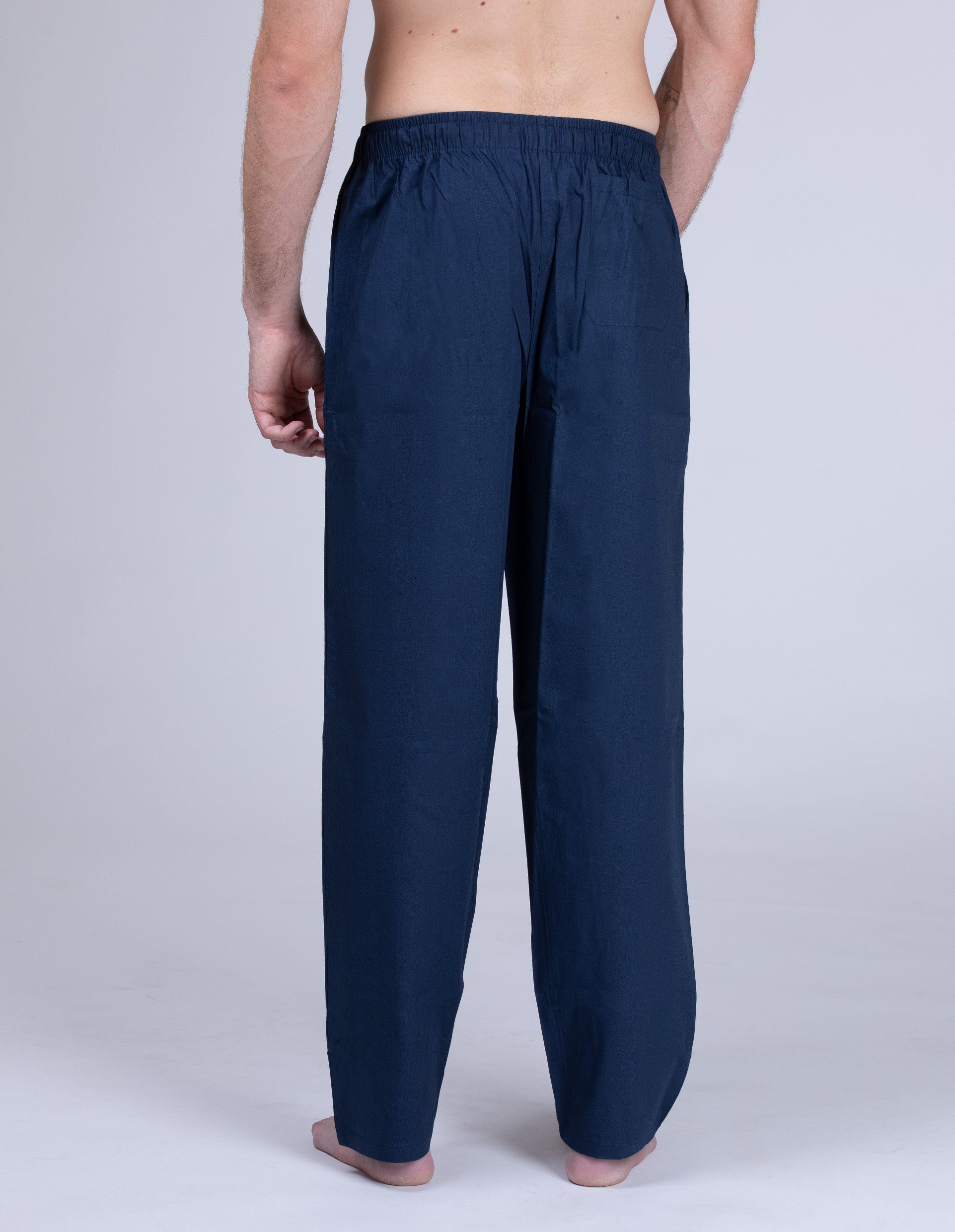 Moonline Schlafhose Herren Webhose Freizeithose Loungewear günstig online kaufen