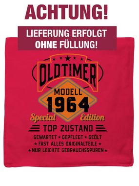 Kissenbezüge Oldtimer Modell 1964 - schwarz, Shirtracer (1 Stück), 60. Geburtstag Kissen