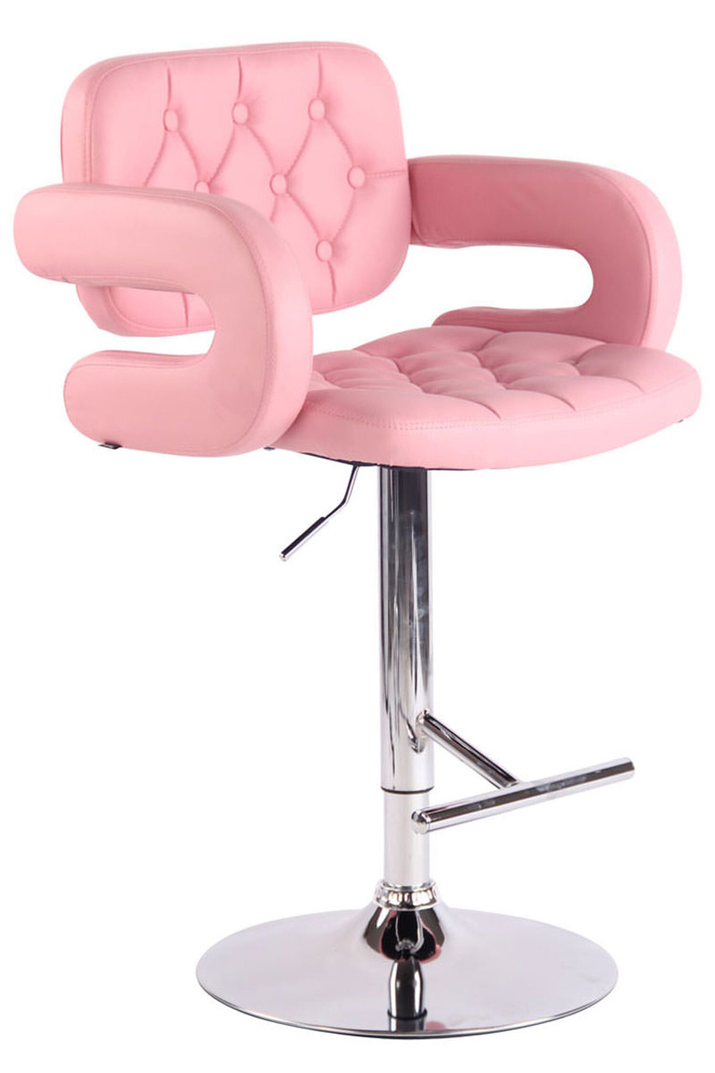 TPFLiving Barhocker Kunstleder (Barstuhl mit Rückenlehne günstig online kaufen