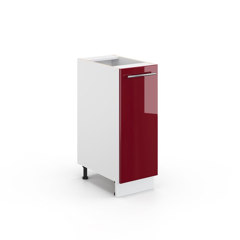 Vicco Midischrank Fame-Line, Bordeaux Hochglanz/Weiß, 30 günstig online kaufen