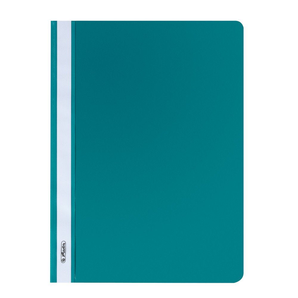 Hefter 10 Herlitz Schnellhefter / DIN A4 / PP / extra stabil / Farbe: türkis