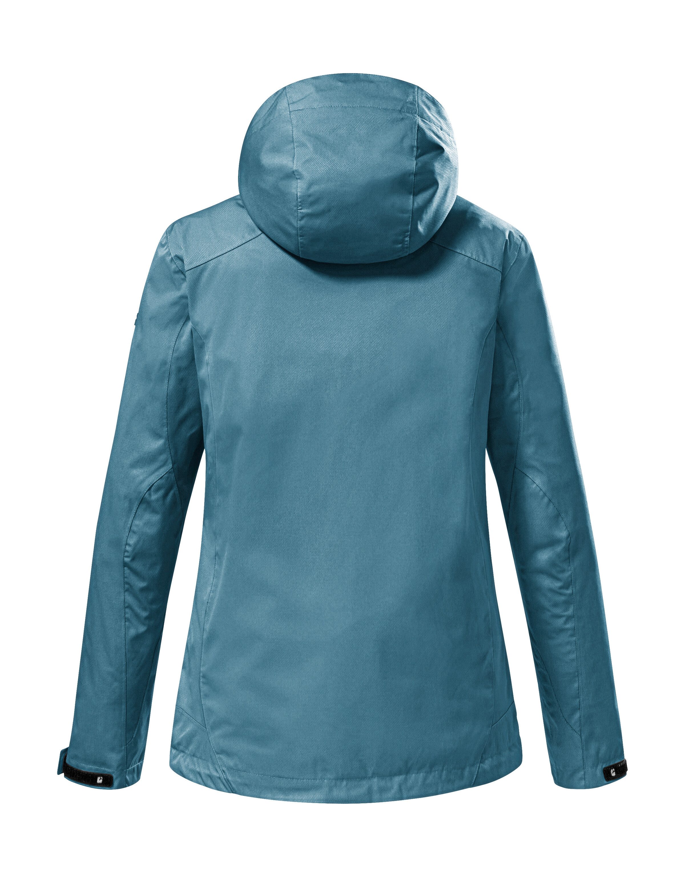 Killtec Funktionsjacke KOS 133 KG WMN JCKT wasserdichte Funktionsjacke in Kurzgröße: verkürzte Ärmel u Rumpf – Bild 2 von 2