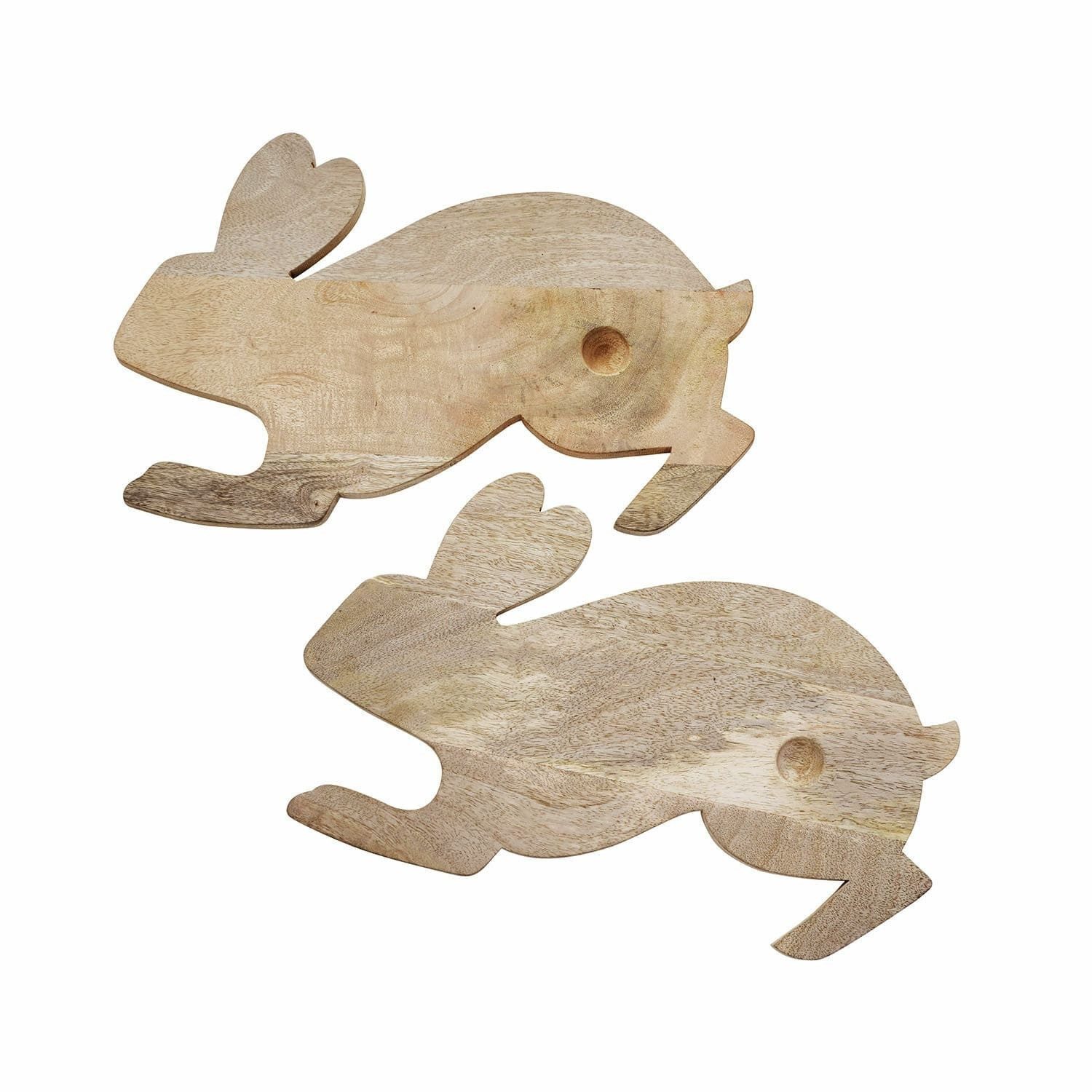 Mirabeau Frühstücksbrett Frühstücksbrett 2er Set Doraline braun, Mangoholz (mangifera indica)