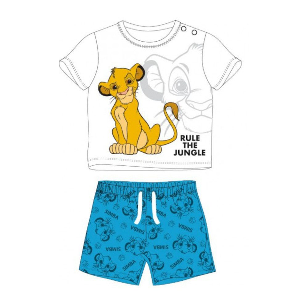 Disney The Lion King Shirt & Hose Bekleidungs-Set 'Rule the Jungle', König der Löwen Motiv, Shirt & (Set, 2-tlg)