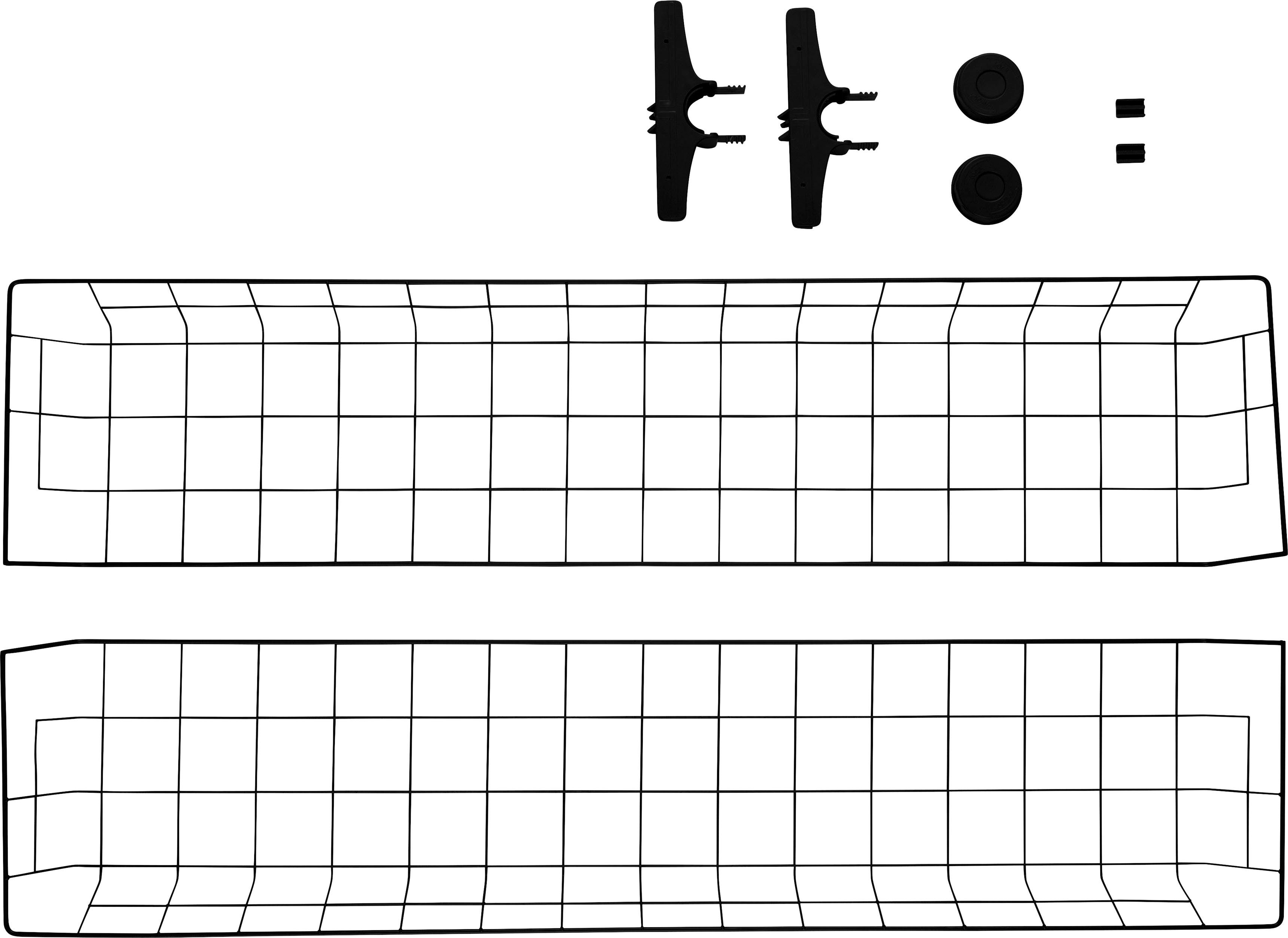 WENKO 2er Herkules Passend Regalelement Herkules, Teleskop-System zum Set,