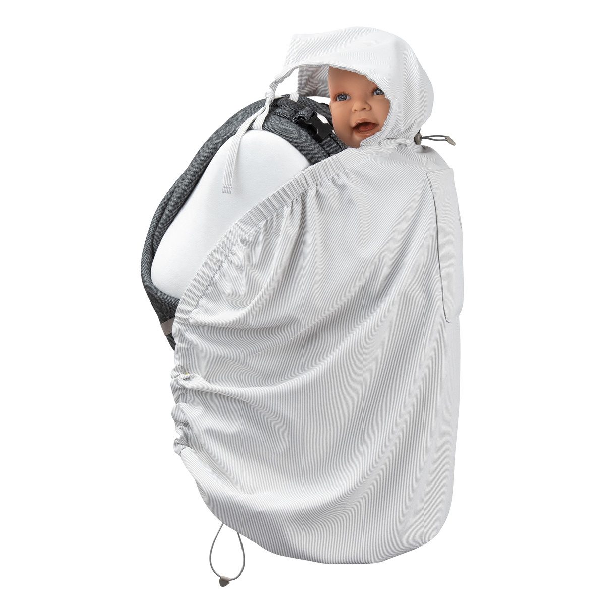 mamalila Babytrage, Sonnencover für Babys in Trage oder Kinderwagen, zertifizierter Sonnenschutz UPF 50+