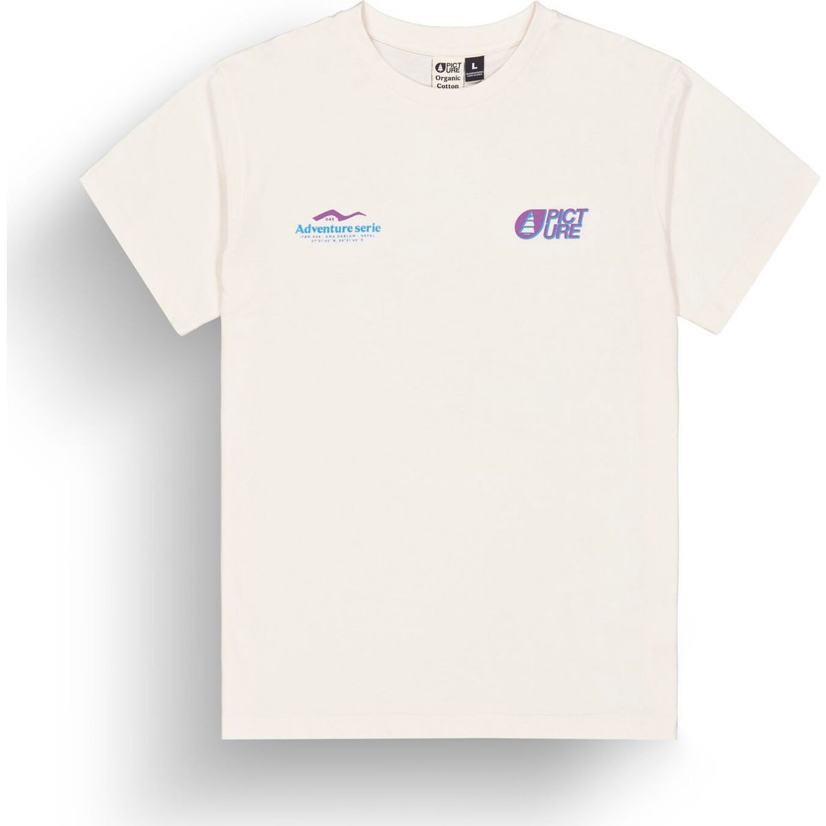 Picture Kurzarmshirt D&S Nepal Tee Modisches Herren-T-Shirt aus Baumwolle mit Prints für den urbanen