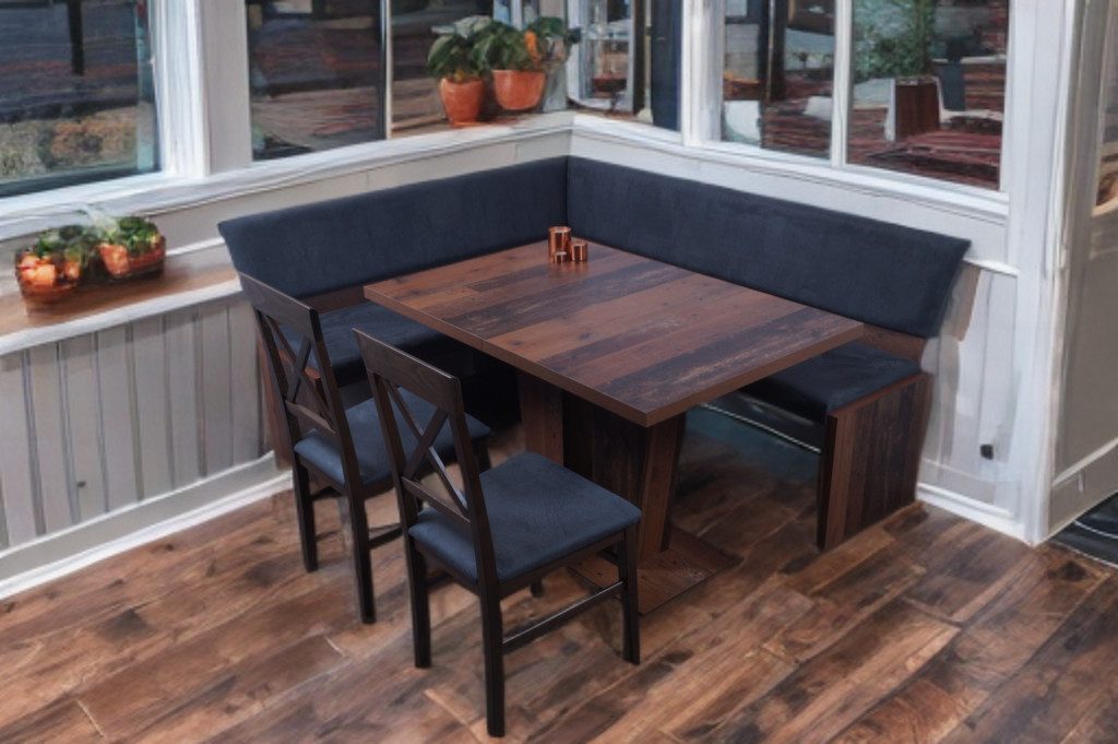 Stolebaenk Eckbankgruppe Nardone EBG Old Style, (Eckbankgruppe, Eine Eckbank, einen Tisch, zwei Stühle), Set, bestehend aus 1 x Eckbank, 1x Tisch, 2 x Stuhl