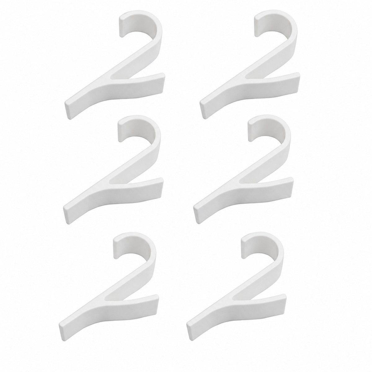 COFI 1453 Handtuchhaken 6er Set Heizkörperhaken für Handtücher, Bekleidungen, (6-St)