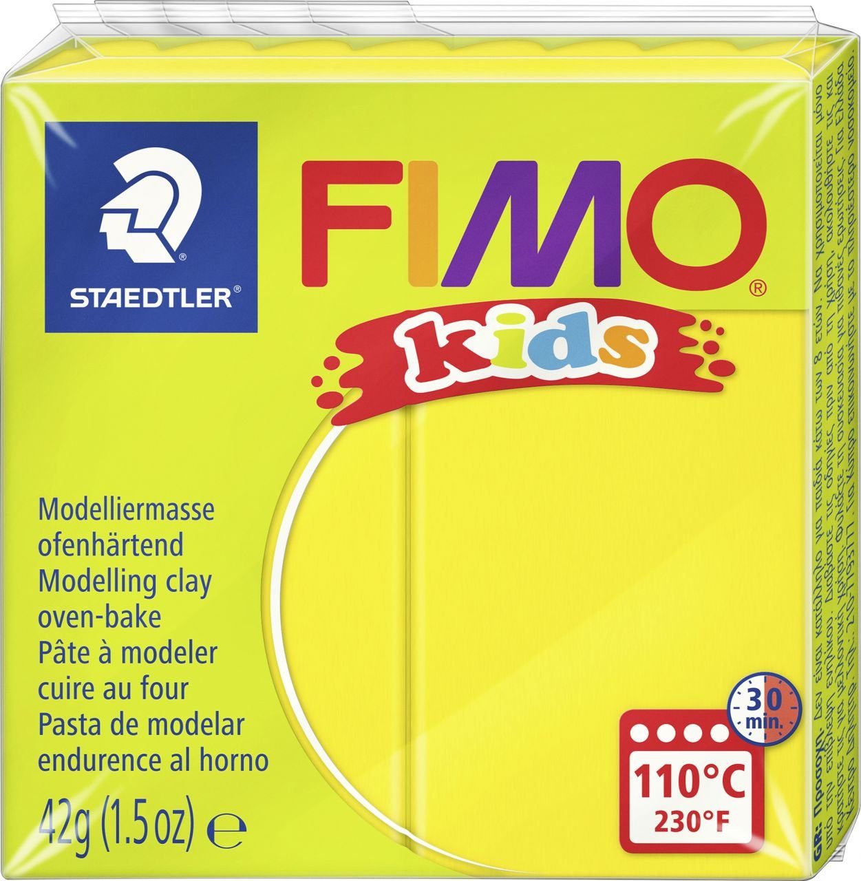 STAEDTLER Bastelfilz Fimo Kids gelb 42 g