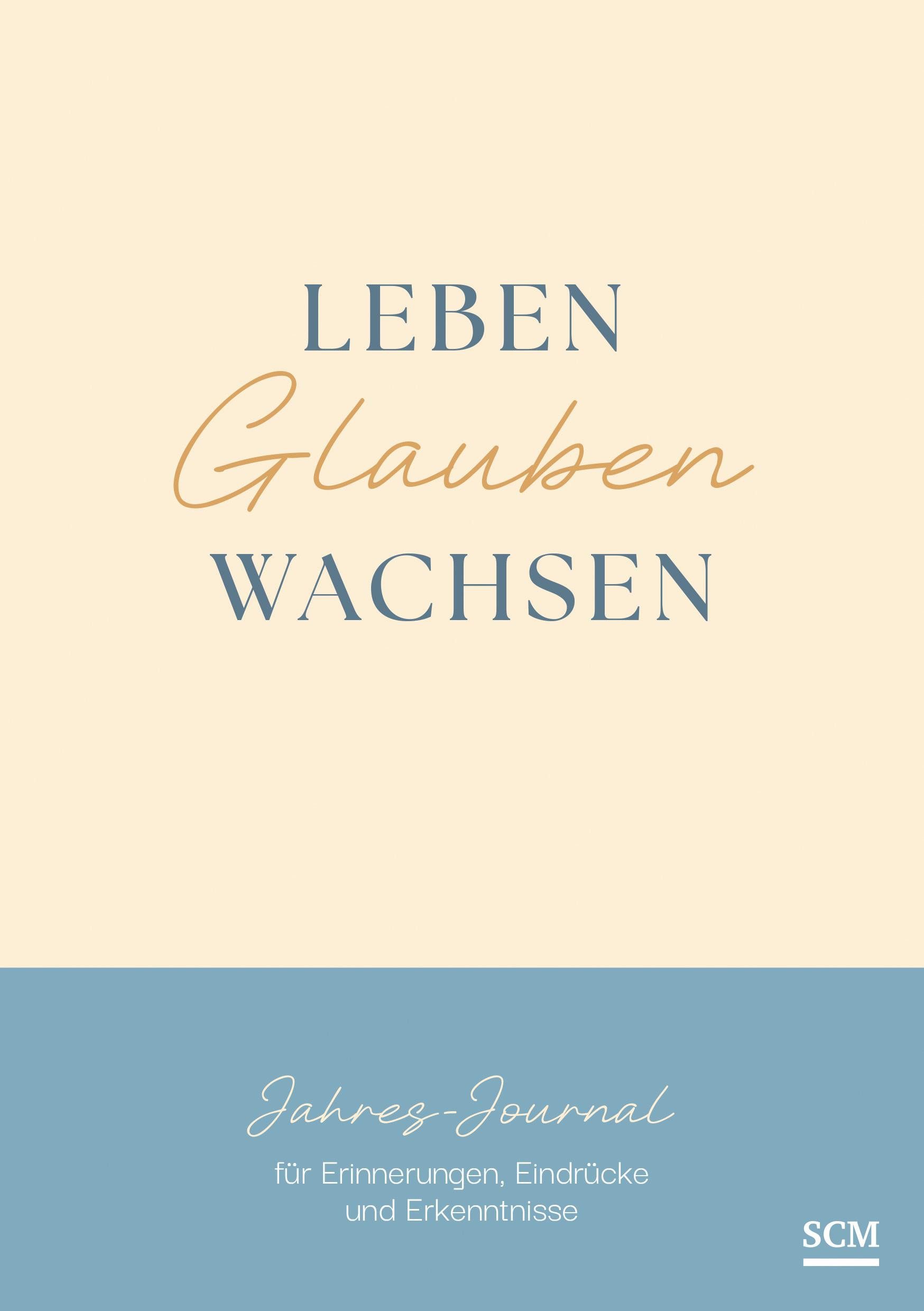 SCM Verlag Notizbuch Leben. Glauben. Wachsen.