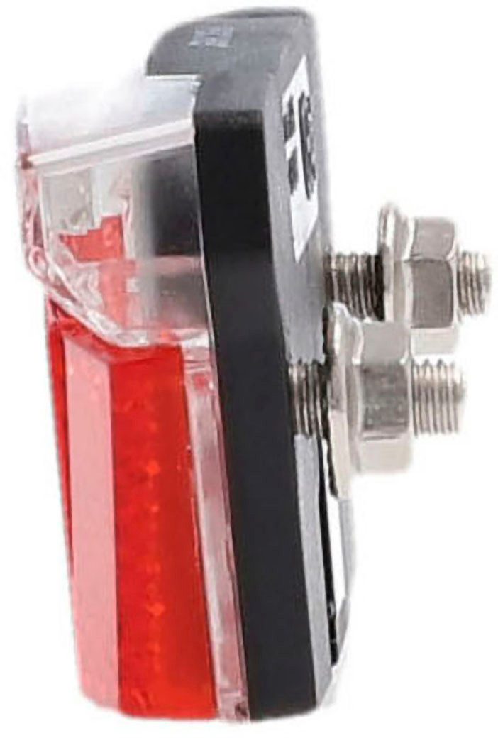 FISCHER Fahrrad Fahrrad-Rücklicht Dynamo LED-Rücklicht STOP
