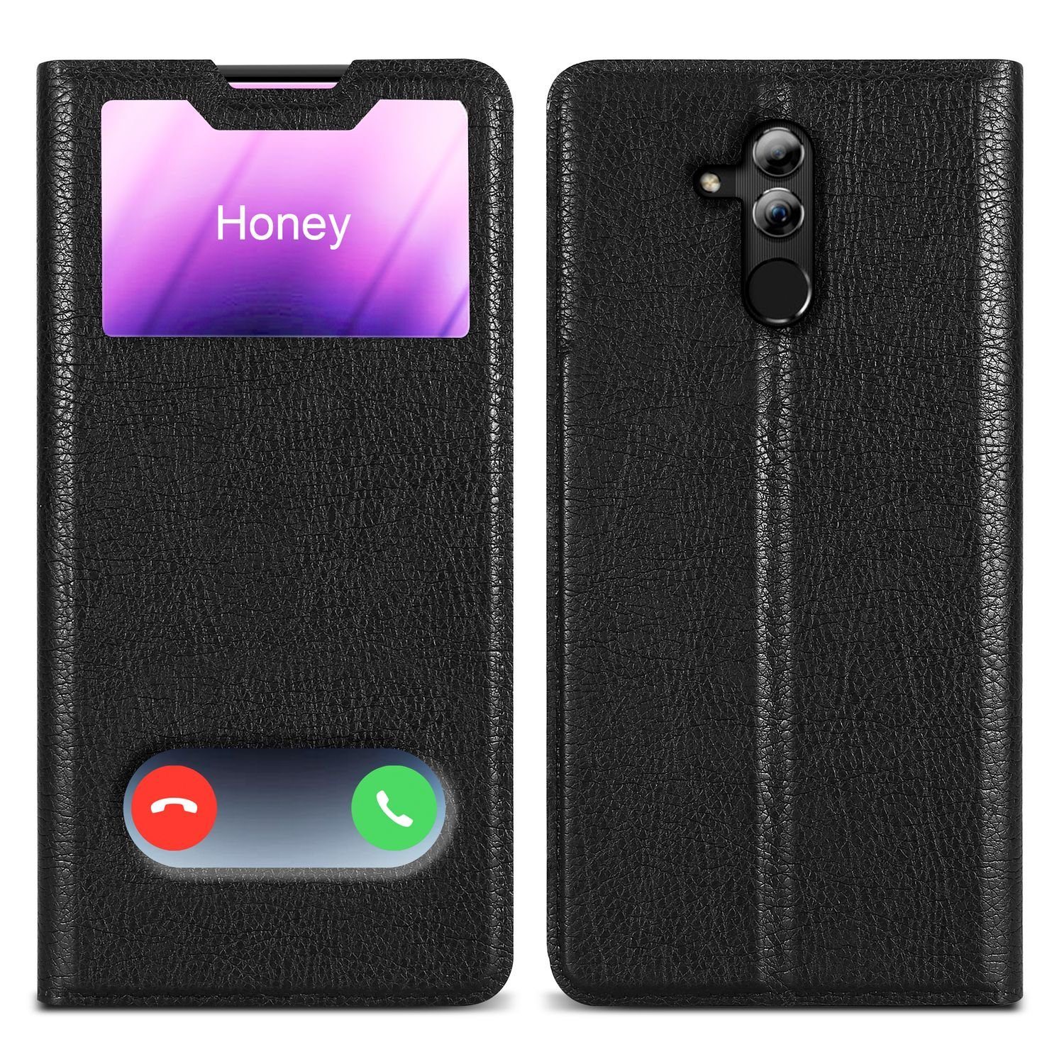 Cadorabo Handyhülle für Huawei MATE 20 LITE Hülle Huawei MATE 20 LITE, Klappbare Handy Schutzhülle - Hülle - mit Standfunktion und Kartenfach
