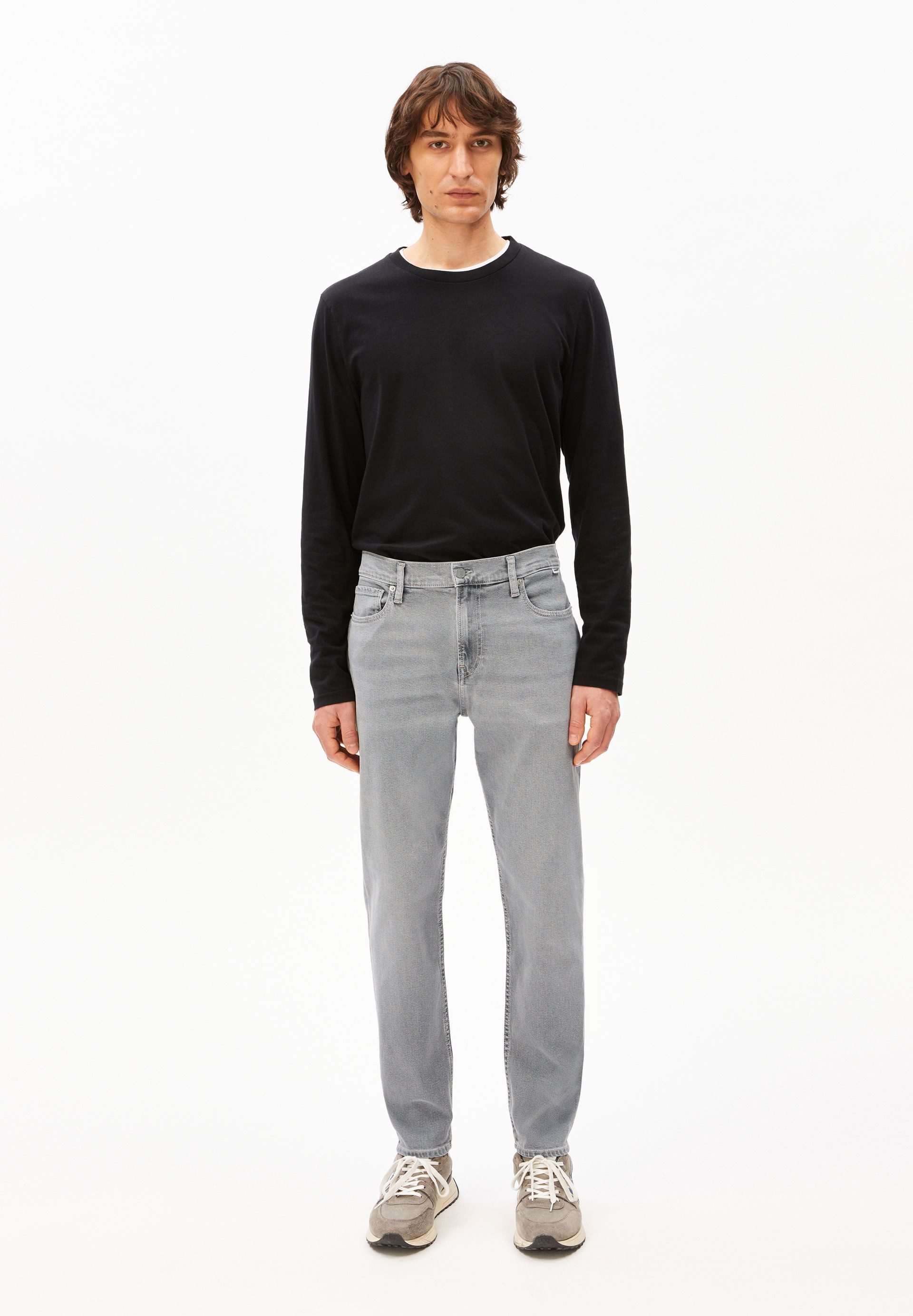 Armedangels Tapered-fit-Jeans AARJO TARPA (Comfort-Stretch, Regular Fit) Mid waist