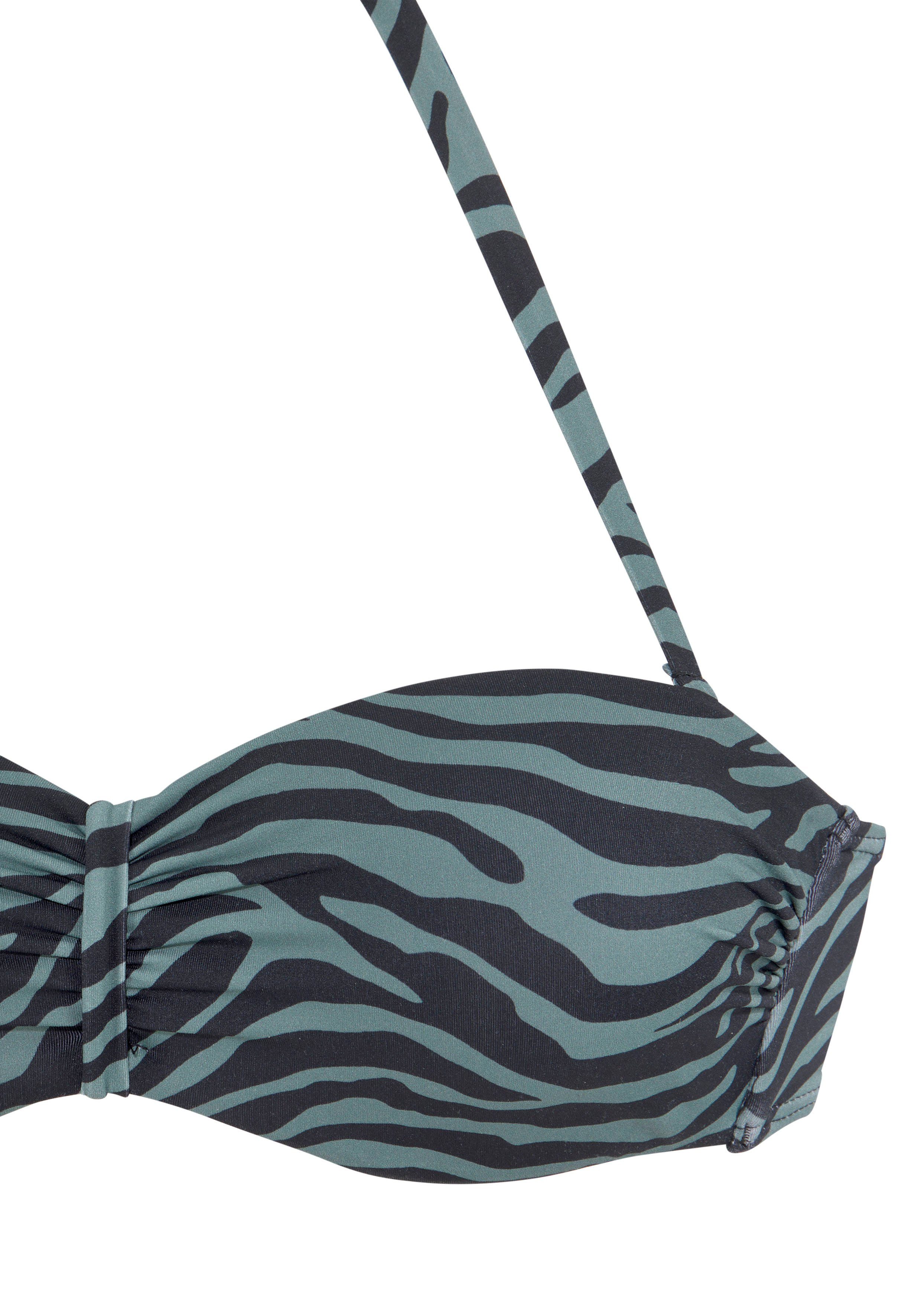 Venice Beach Bügel-Bandeau-Bikini-Top Riella, in Animal-Optik – Bild 3 von 5