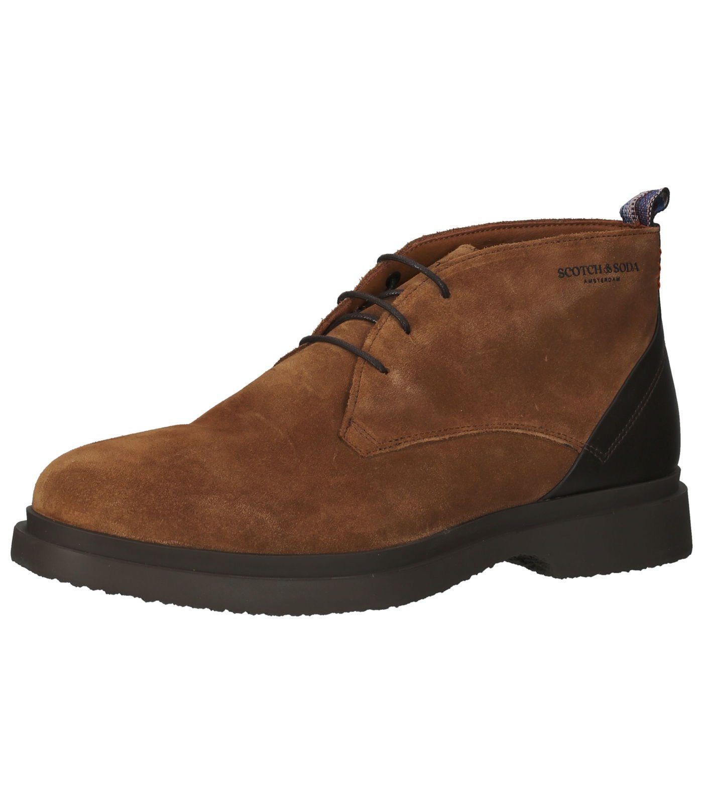 Scotch & Soda Stiefelette Veloursleder Schnürstiefelette