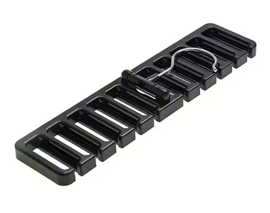 Montegoni Organizer 1PCS Krawattengürtelhalter, Multifunktional Organizer Schal Haken (1 Stück Krawattengürtel-Aufhänger, 1 Stück Krawattengürtelaufhänger)