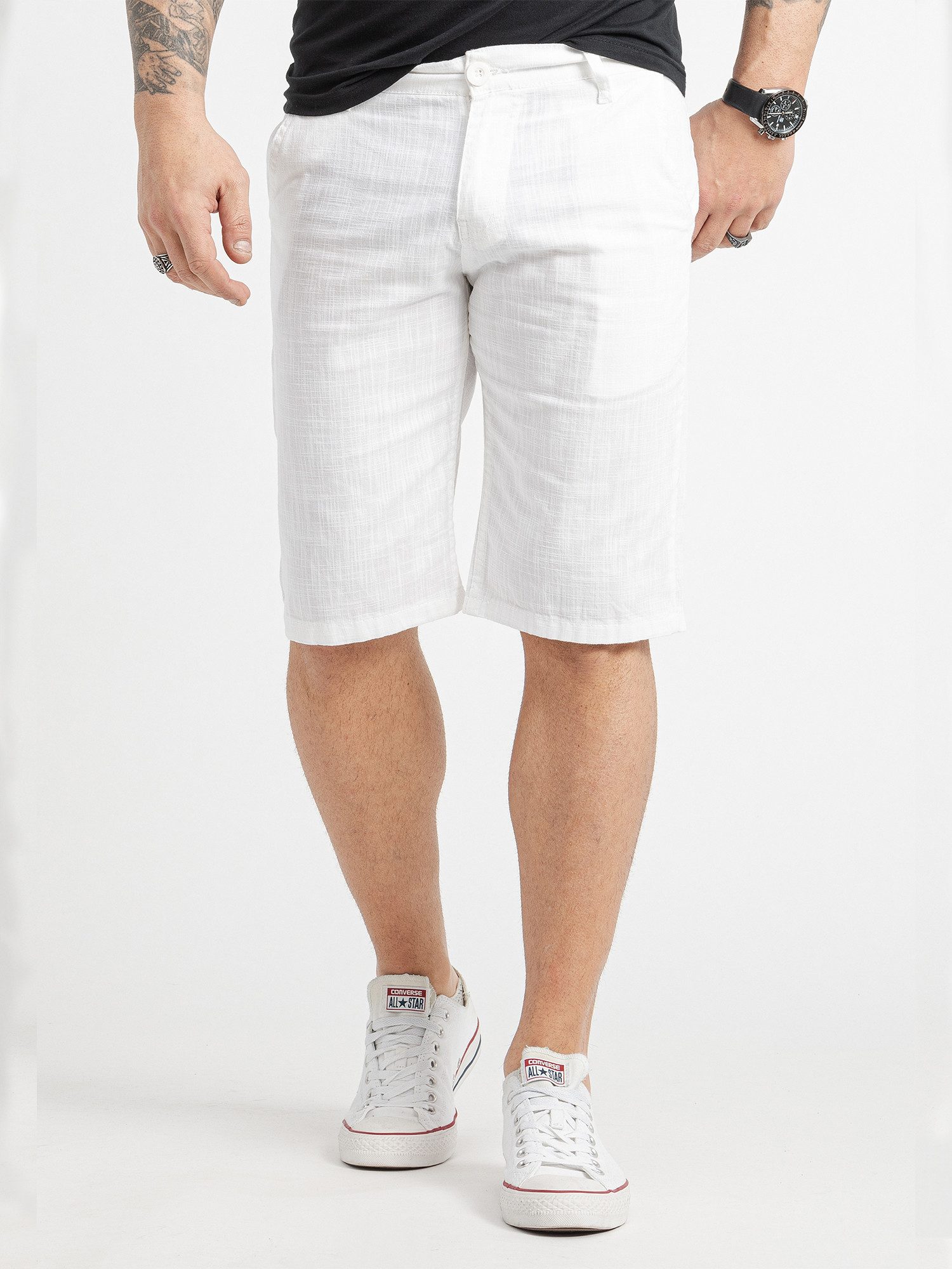 Rock Creek Bermudas Herren Shorts Leinen günstig online kaufen