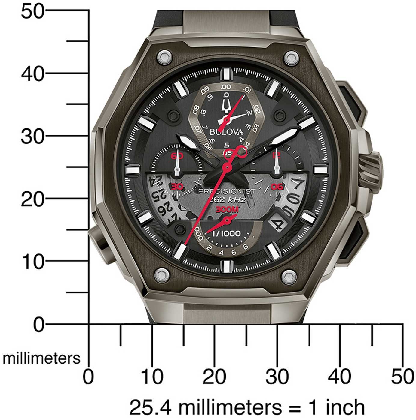 Bulova Quarzuhr Herrenuhr PRECISIONIST X - Bulova Modell: 98B358