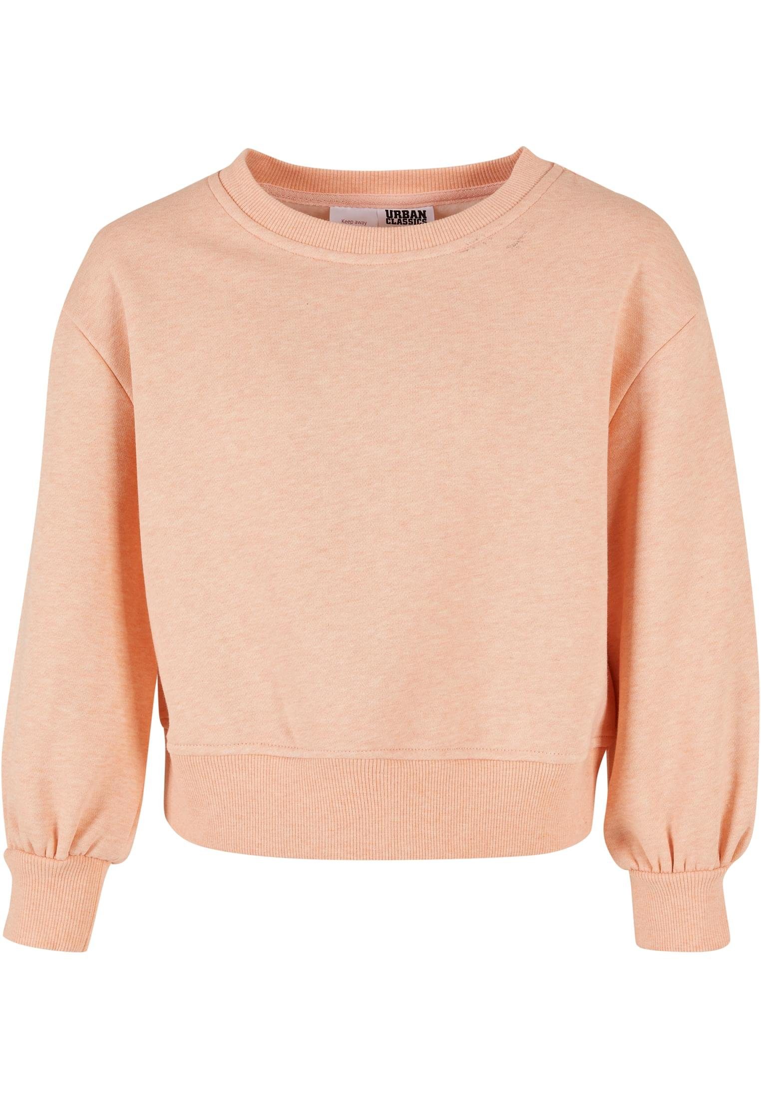 Oversized Crewneck Sweat URBAN mit Melange Color angenehmen Damen Tragegefühl CLASSICS (1-tlg), aus Rundhalspullover Baumwollmischung Girls