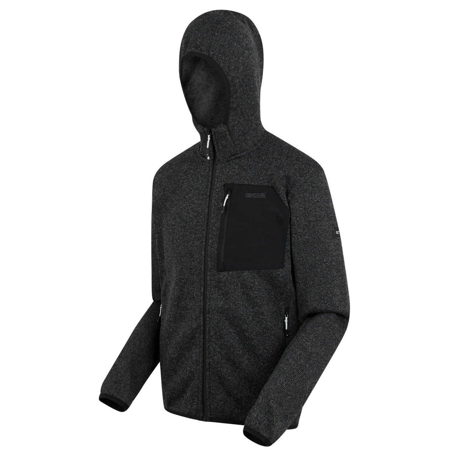Strickfleecejacke Strickfleecejacke Newhill mit Kapuze