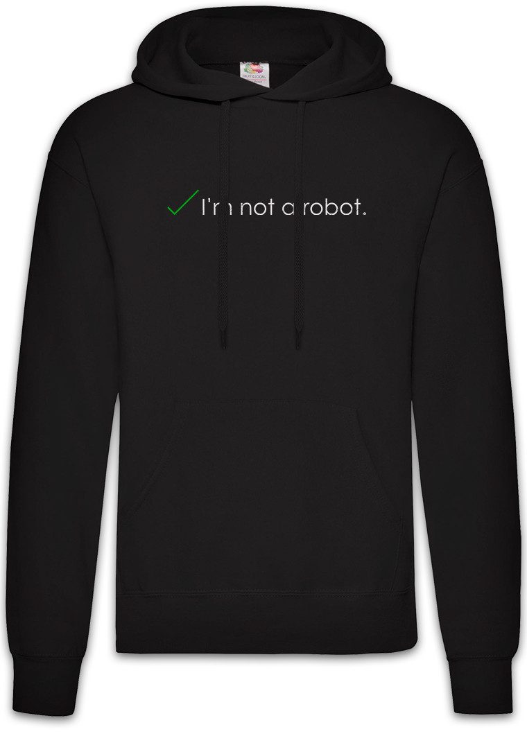 Hoodie I'm Not A Robot Herren Hoodie I Ich bin Kein Roboter Geek Nerd Android