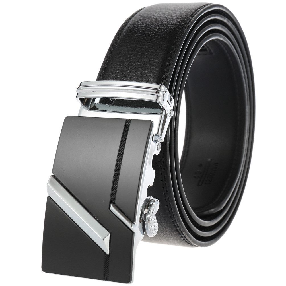 LOFTY Ledergürtel Automatikgürtel Herren, Gürtel Herren, Ledergürtel Herrengeschenk, 3,5 cm breit, kürzbar, Automatik Gürtel