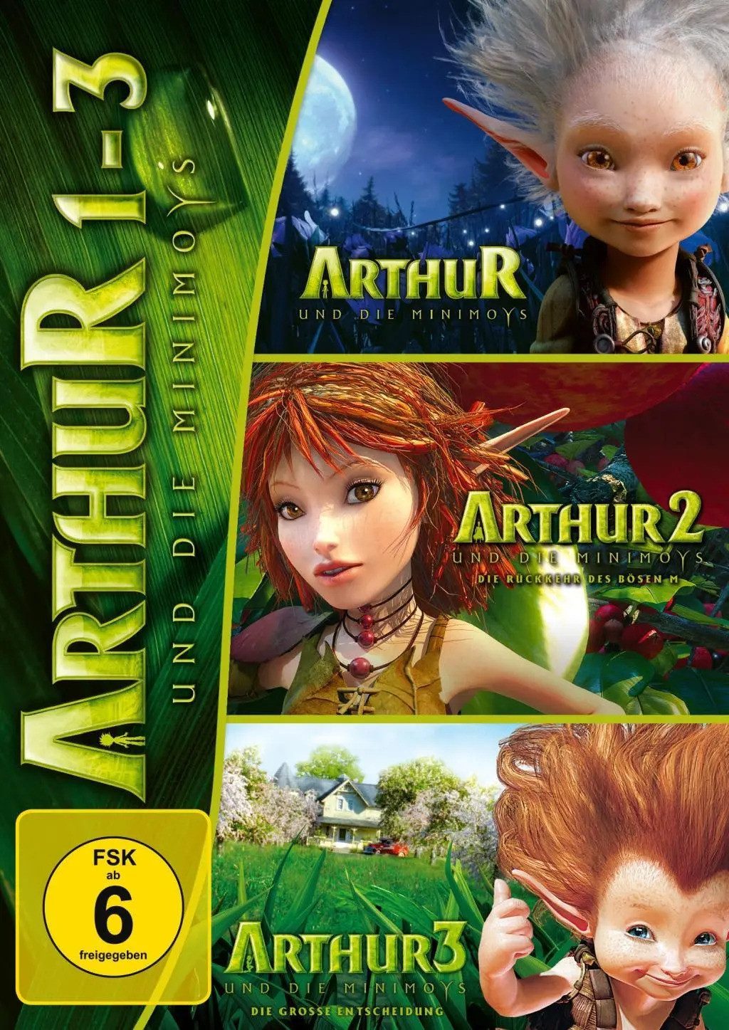 DVD Arthur und die Minimoys 1-3