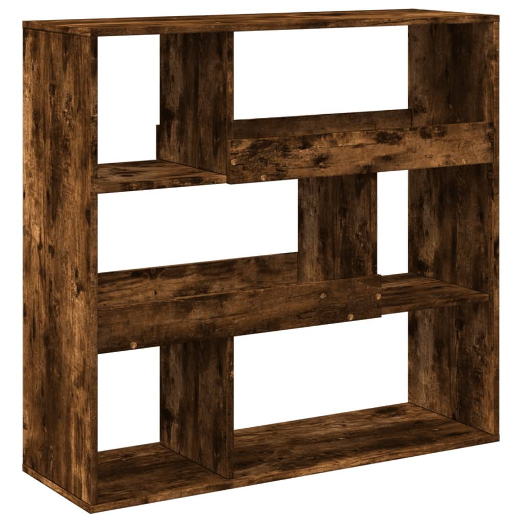 vidaXL Bücherregal Raumteiler Räuchereiche 100x33x94,5 cm günstig online kaufen