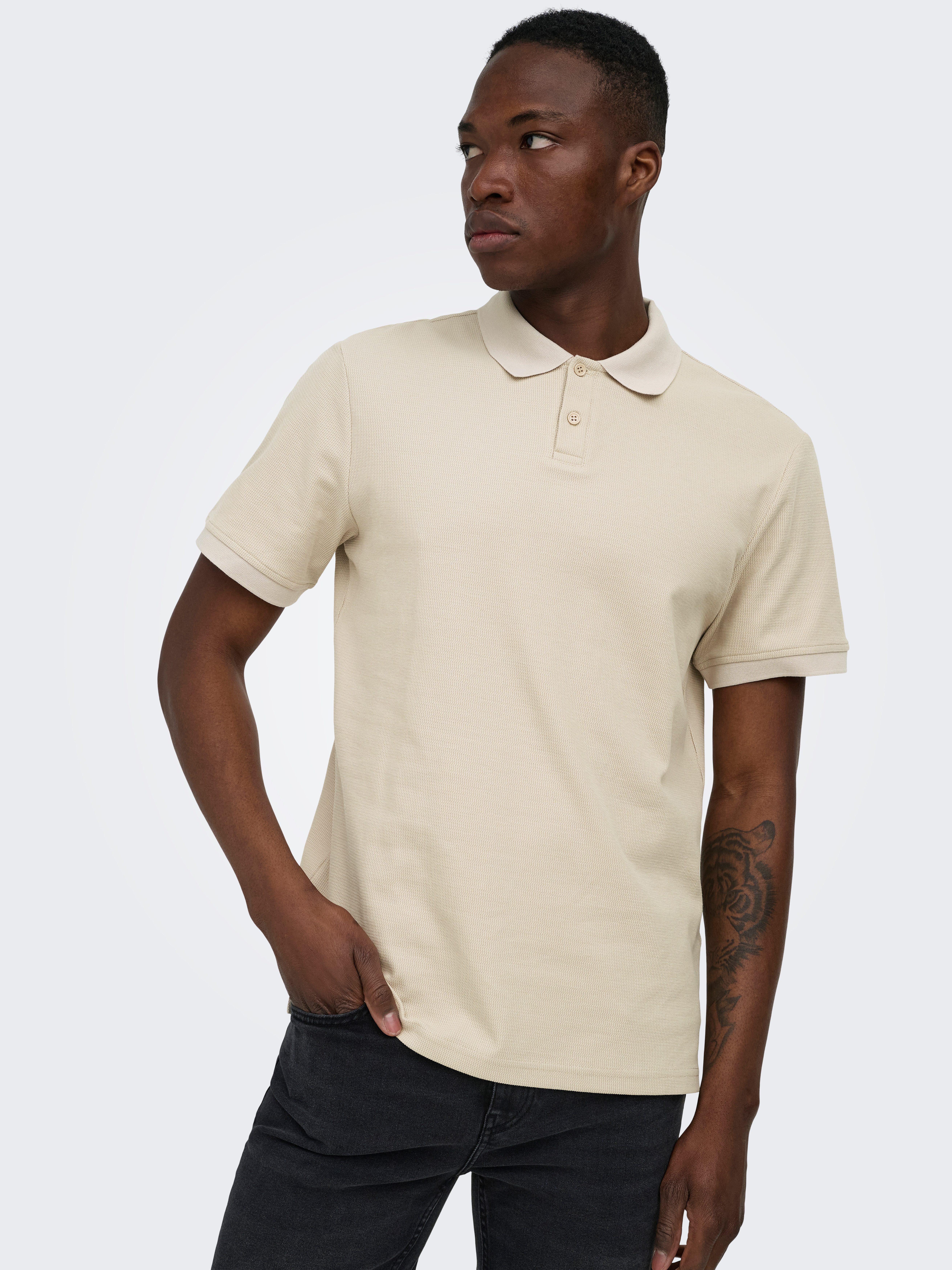 ONLY & SONS Poloshirt ONSBEN REG SS POLO SHIRT NOOS Baumwolle, regular fit