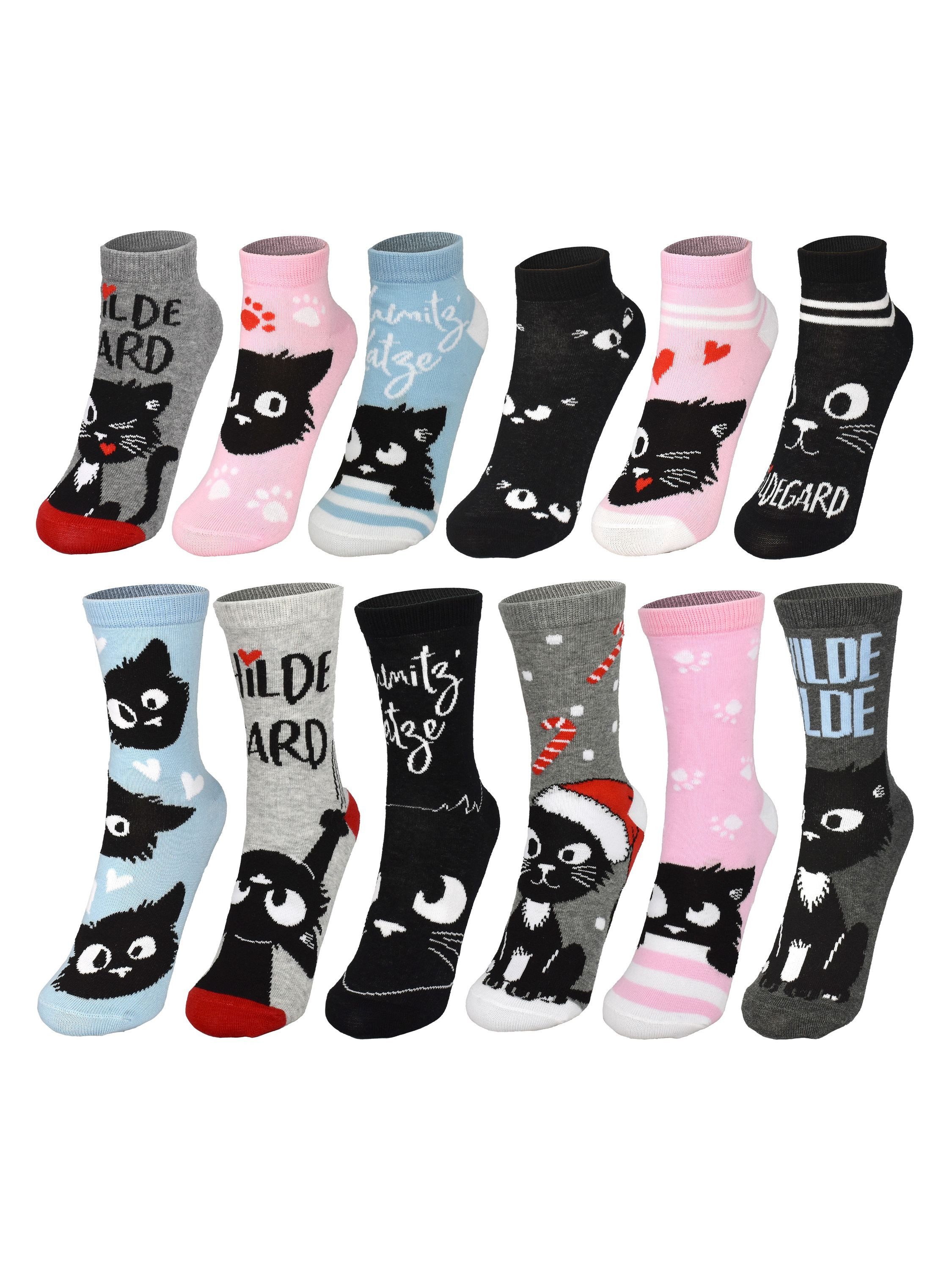 United Labels® Adventskalender Ralf Schmitz Hildegard Socken Adventskalender mit 12 Paar Socken – Bild 3 von 5