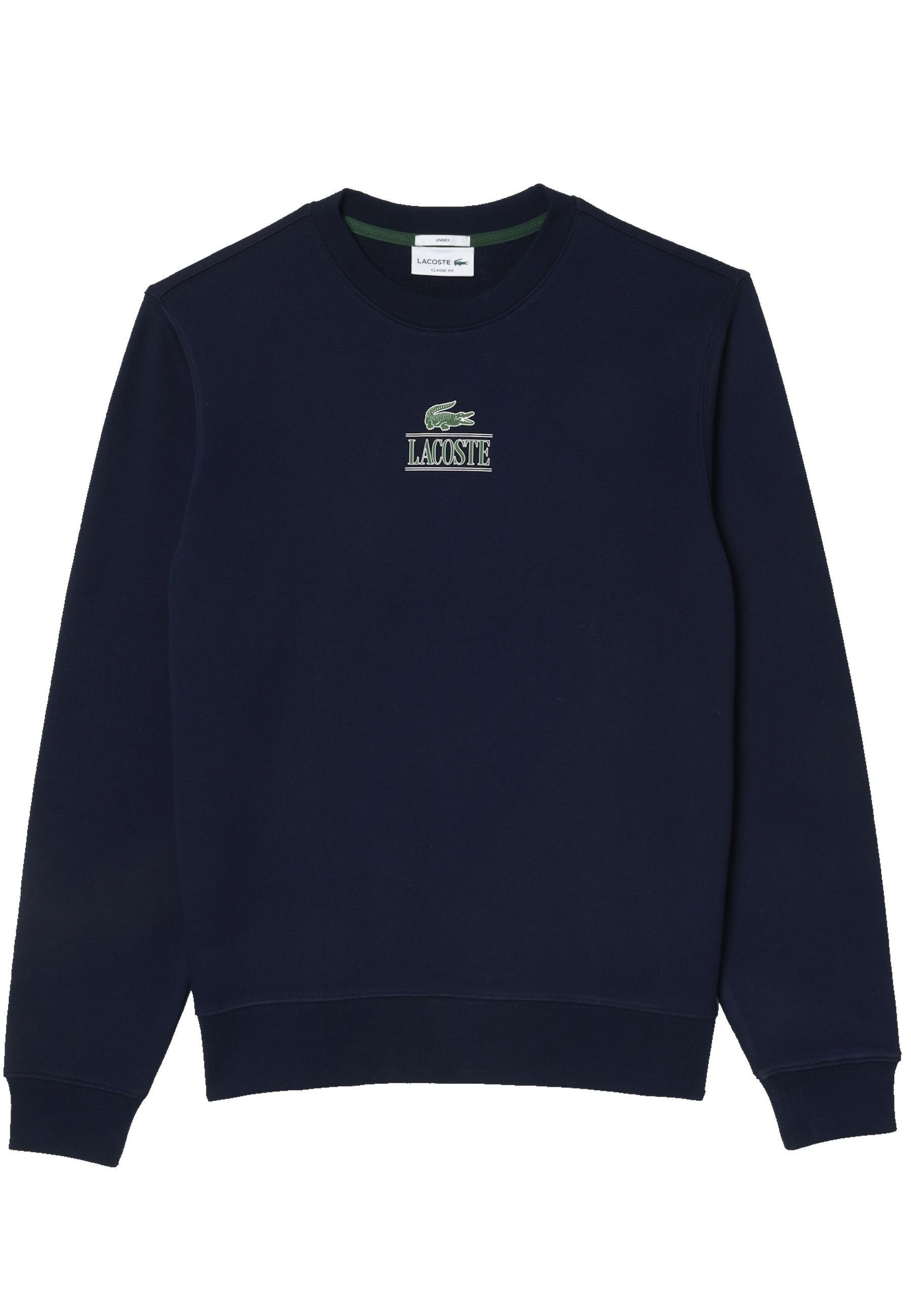 Lacoste Sweatshirt Sweatshirt Пуловеры mit Rippbündchen und Logo (1-tlg)