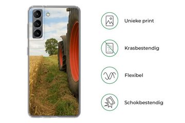 MuchoWow Handyhülle Traktor - Räder - Weizen, Phone Case, Handyhülle Samsung Galaxy S21, Silikon, Schutzhülle