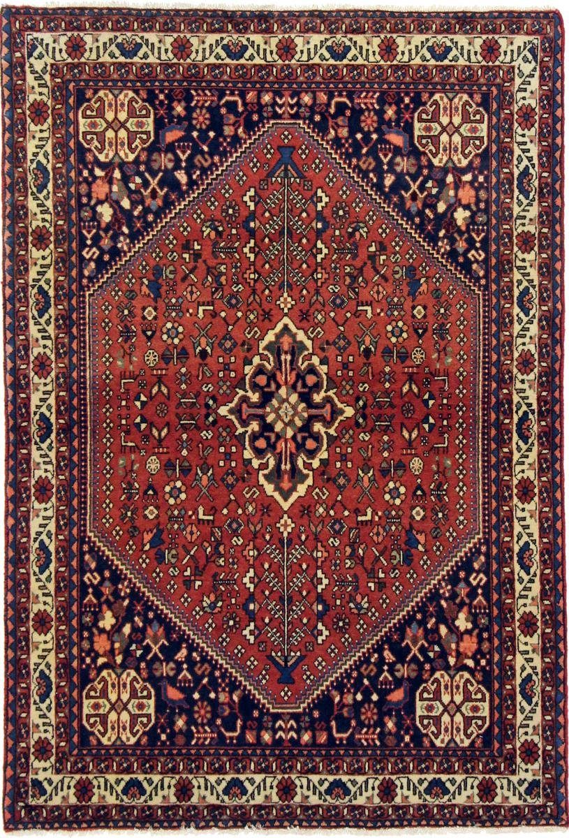 Orientteppich Abadeh 104x156 Handgeknüpfter Orientteppich / Perserteppich, Nain Trading, rechteckig, Höhe: 8 mm