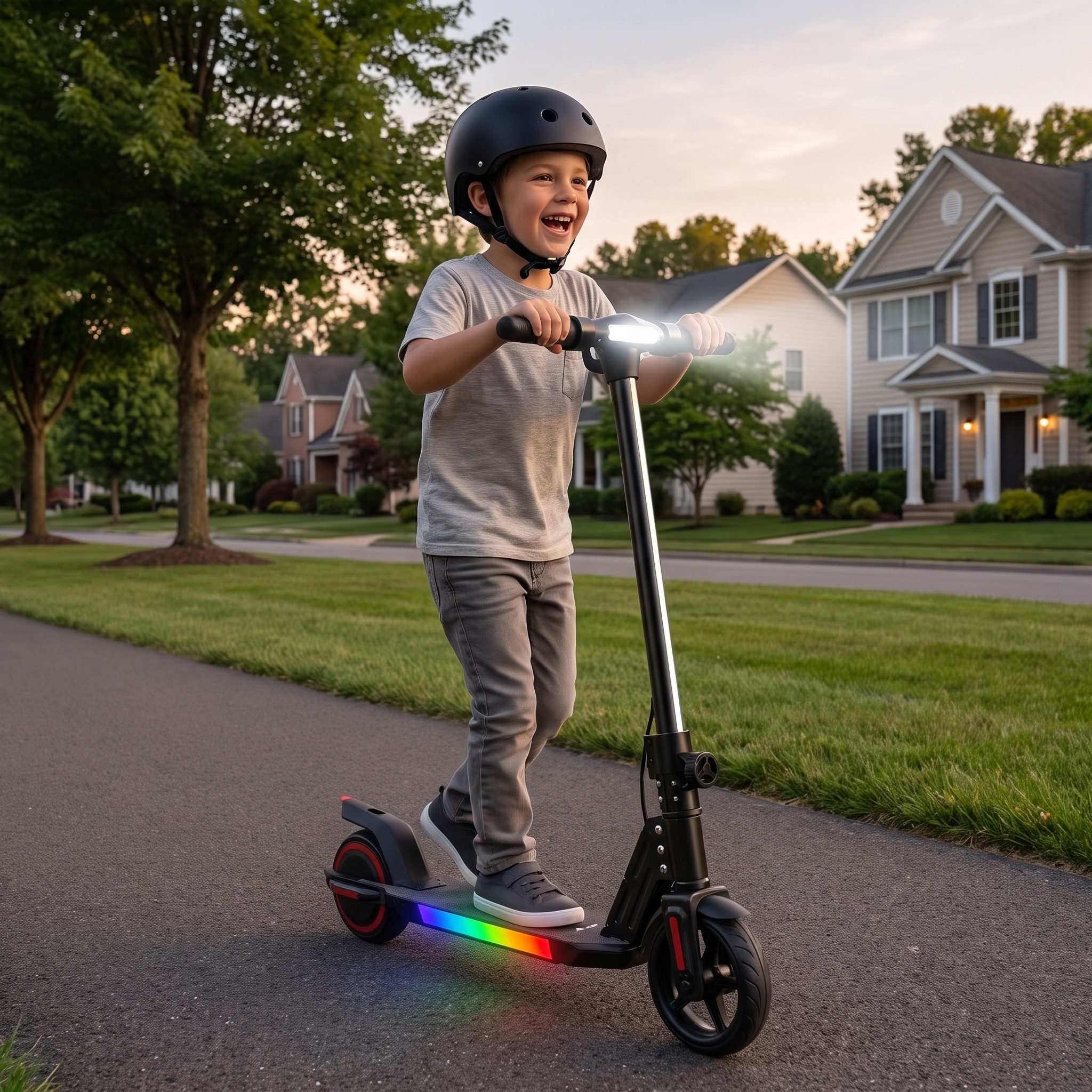eFlux Elektro-Kinderroller Kids K1 E-Scooter bis zu 16 km/h ab 6 Jahren, Escooter für Kinder, E Roller für Kinder, E scooter