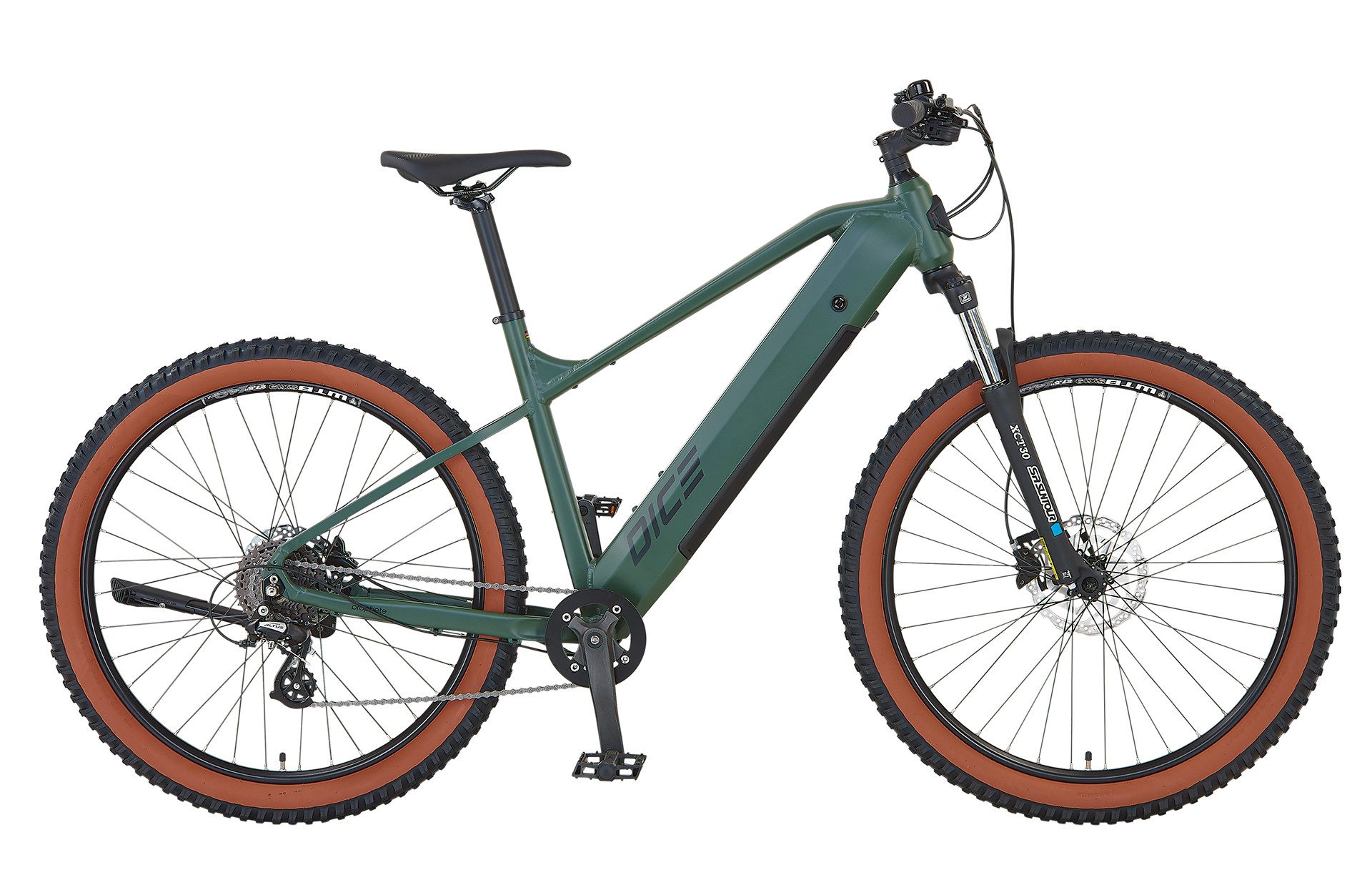 Prophete E-Bike Mountainbike Dice 1.0, 8 Gang Shimano Altus Schaltwerk, Kettenschaltung, Heckmotor, 360 Wh