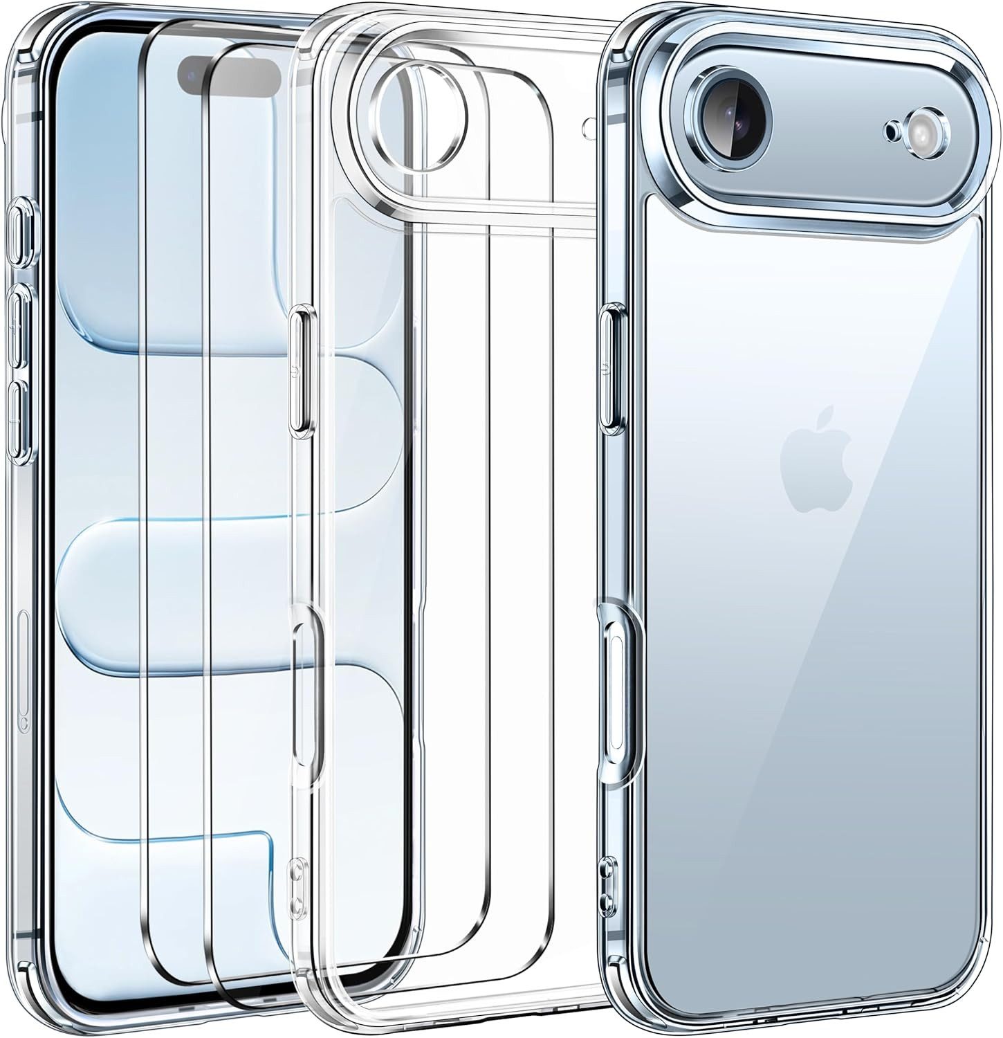 Baker Handyhülle Transparente Hülle für iPhone 17 / 17 Air / 17 Pro / 17 Pro Max, Durchsichtig Schutzhülle Cover Case
