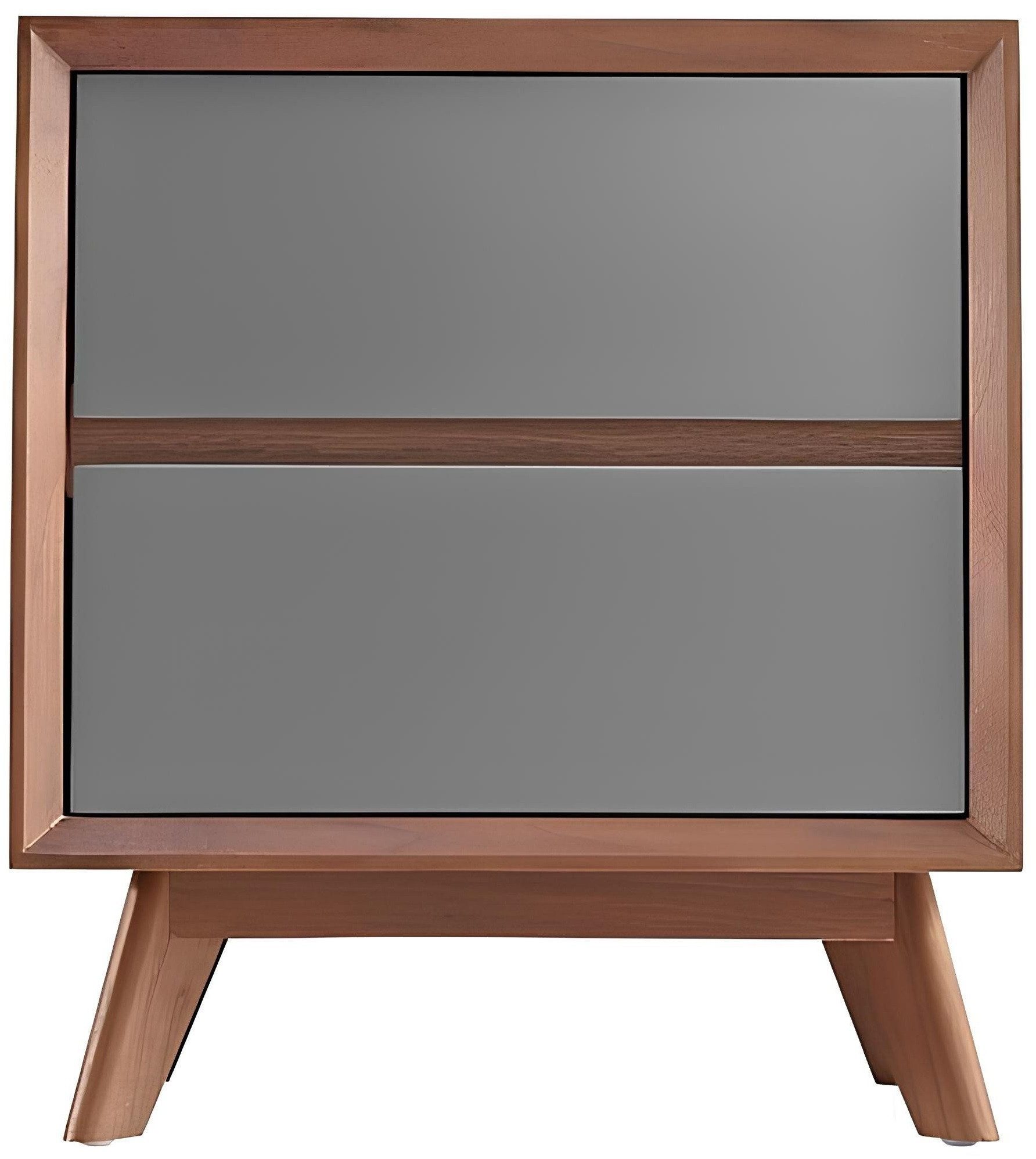 Xlmoebel Nachttisch Vintage Nachtkonsole aus Holz mit funktionalem Design (1-St., Nachttisch), Hergestellt in Europa