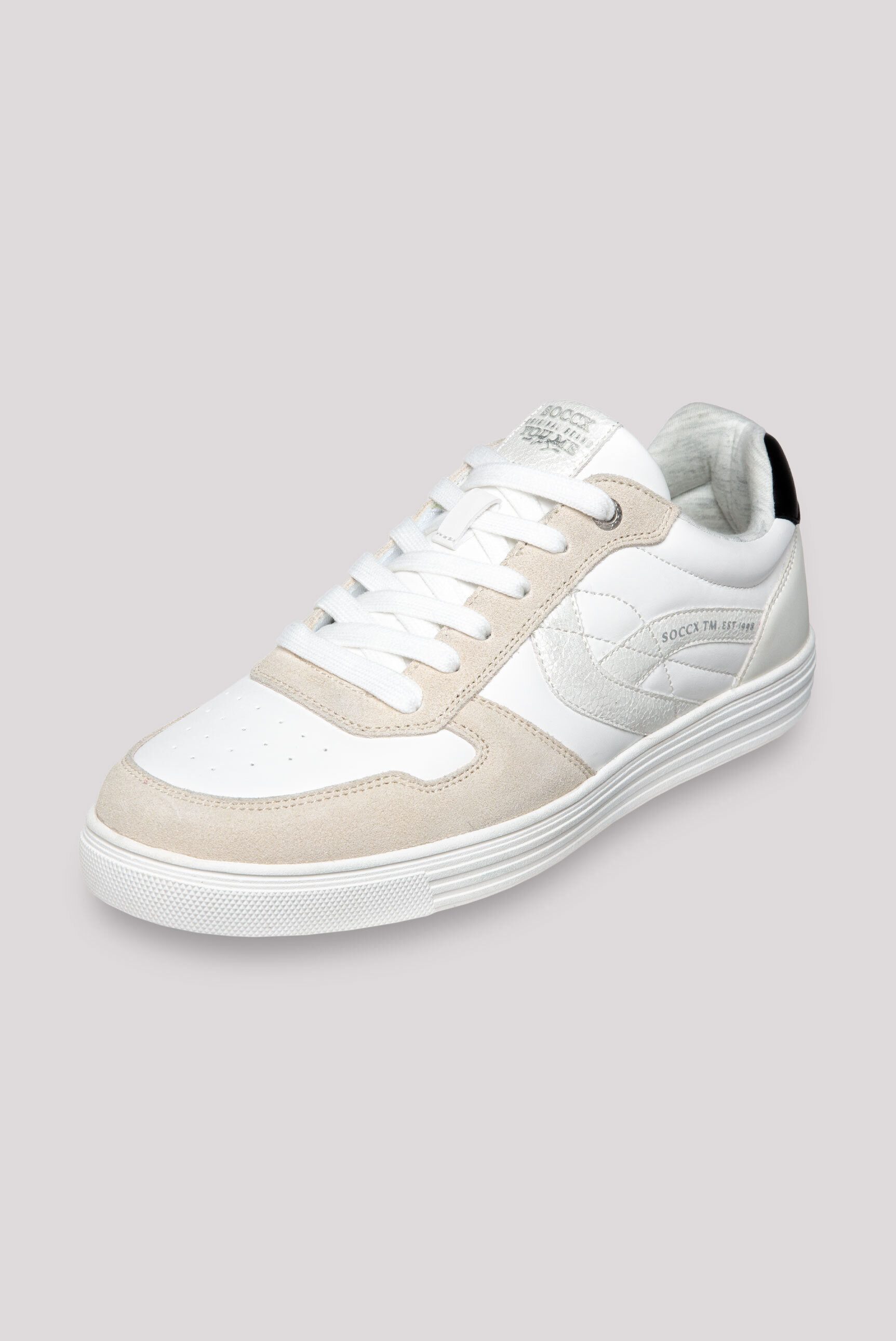 SOCCX Sneaker, mit Zehenkappe aus Veloursleder günstig online kaufen