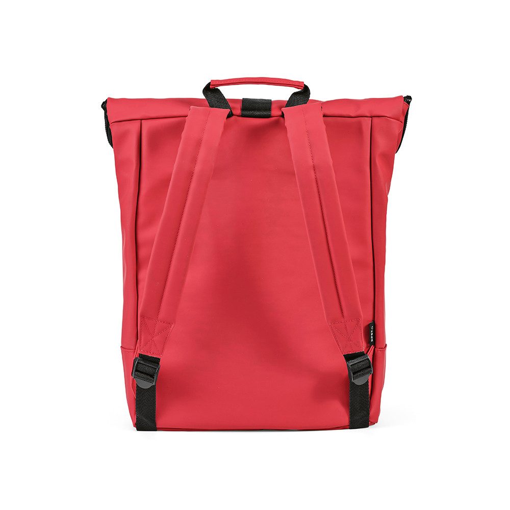 CABBEL Rucksack Rucksack 24L Laptop 17 Zoll nachhaltig rPET 0,53 kg leicht robust (Rucksack, 1-tlg., Einzelartikel), Burgund, recyceltes Polyester, 59% rPET, 24 Liter, 30x38x10 cm, 0,53