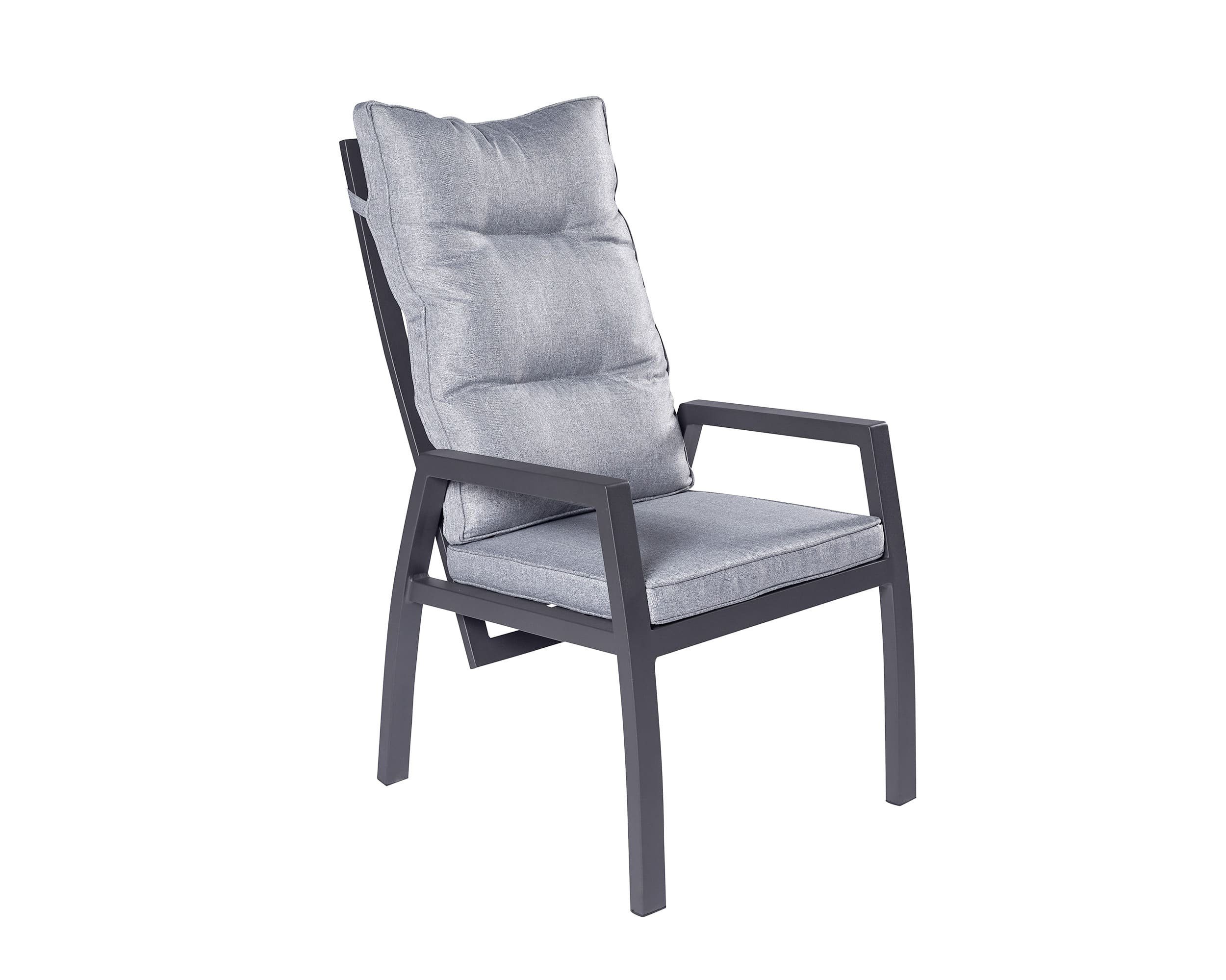 LC Garden Garten-Essgruppe Bondino Dining Set XIII Sitzgruppe Gartenset Anthrazit, (7-tlg)